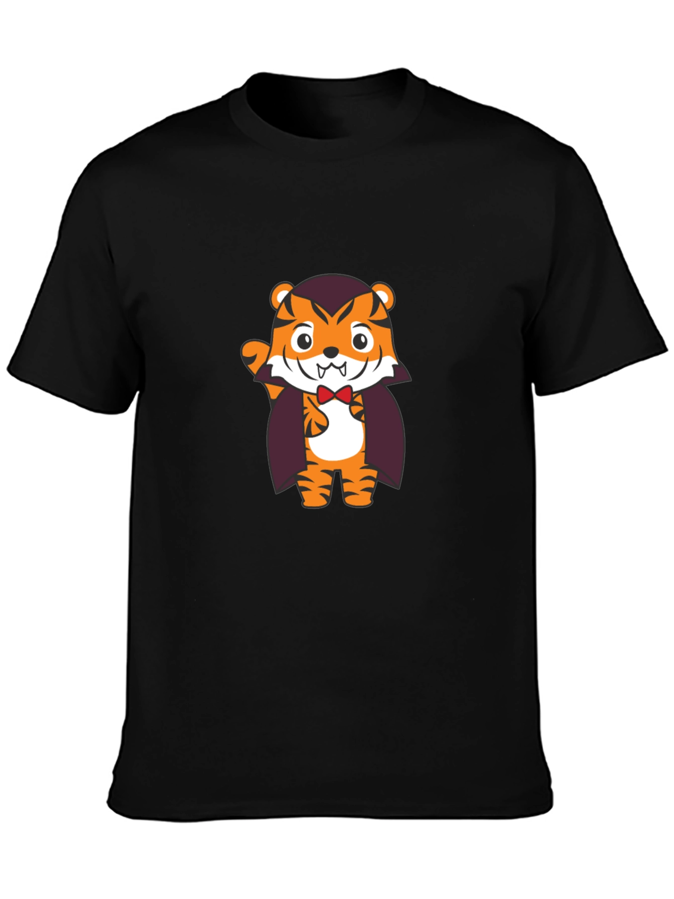 Cute Tiger Vampire Graphic T-Shirt