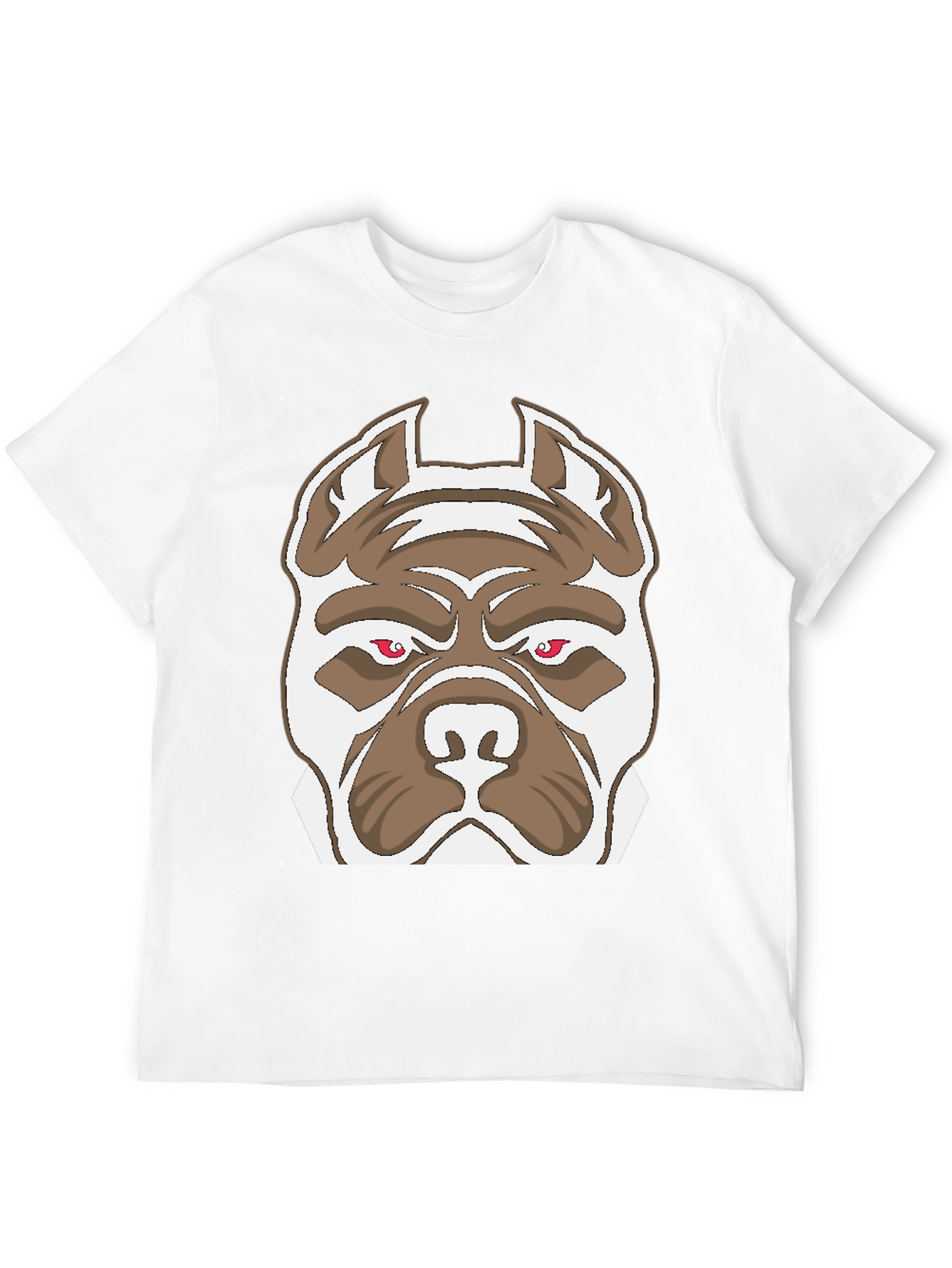 Pitbull Graphic Print Black Tee