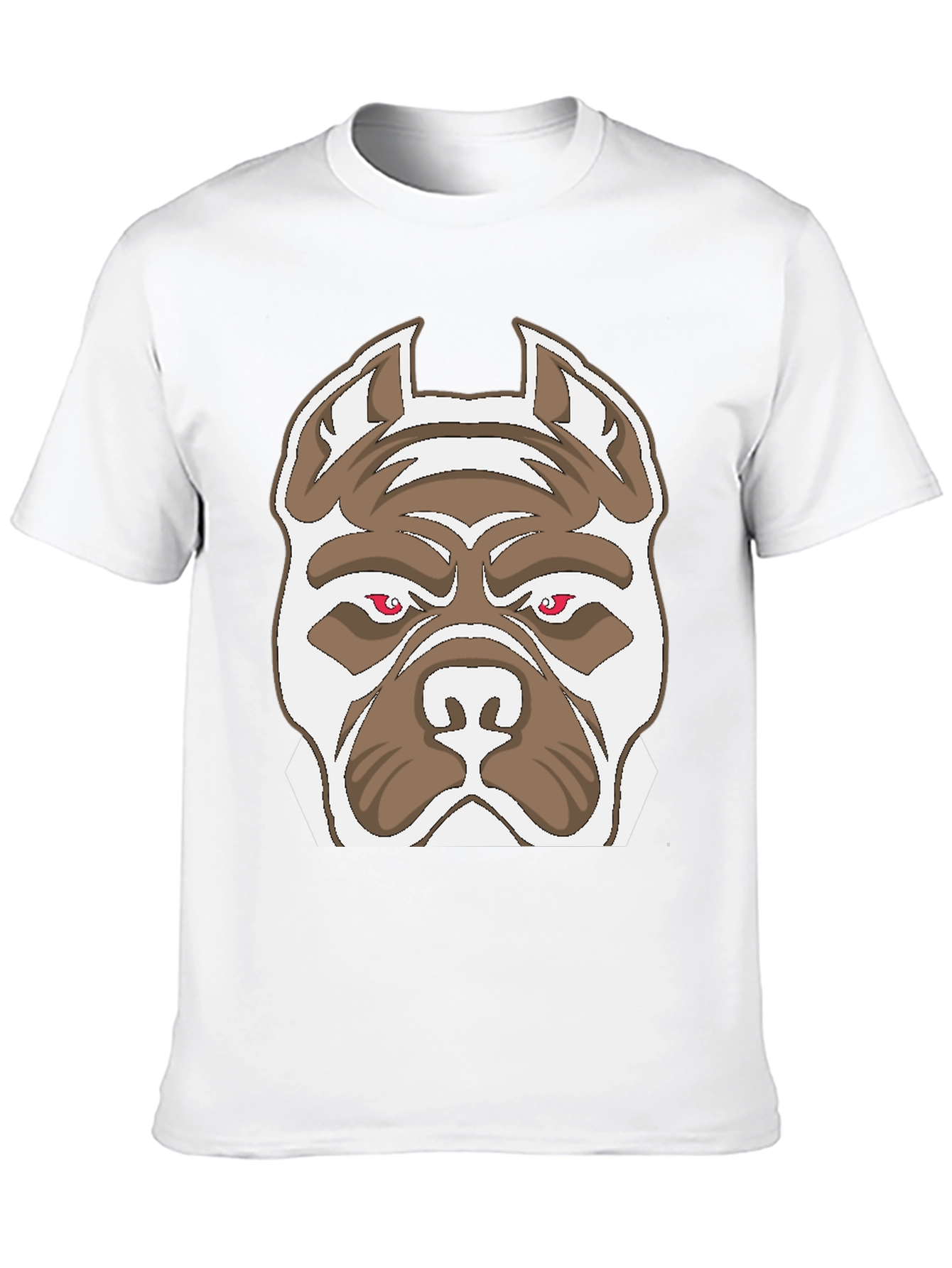Pitbull Graphic Print Black Tee