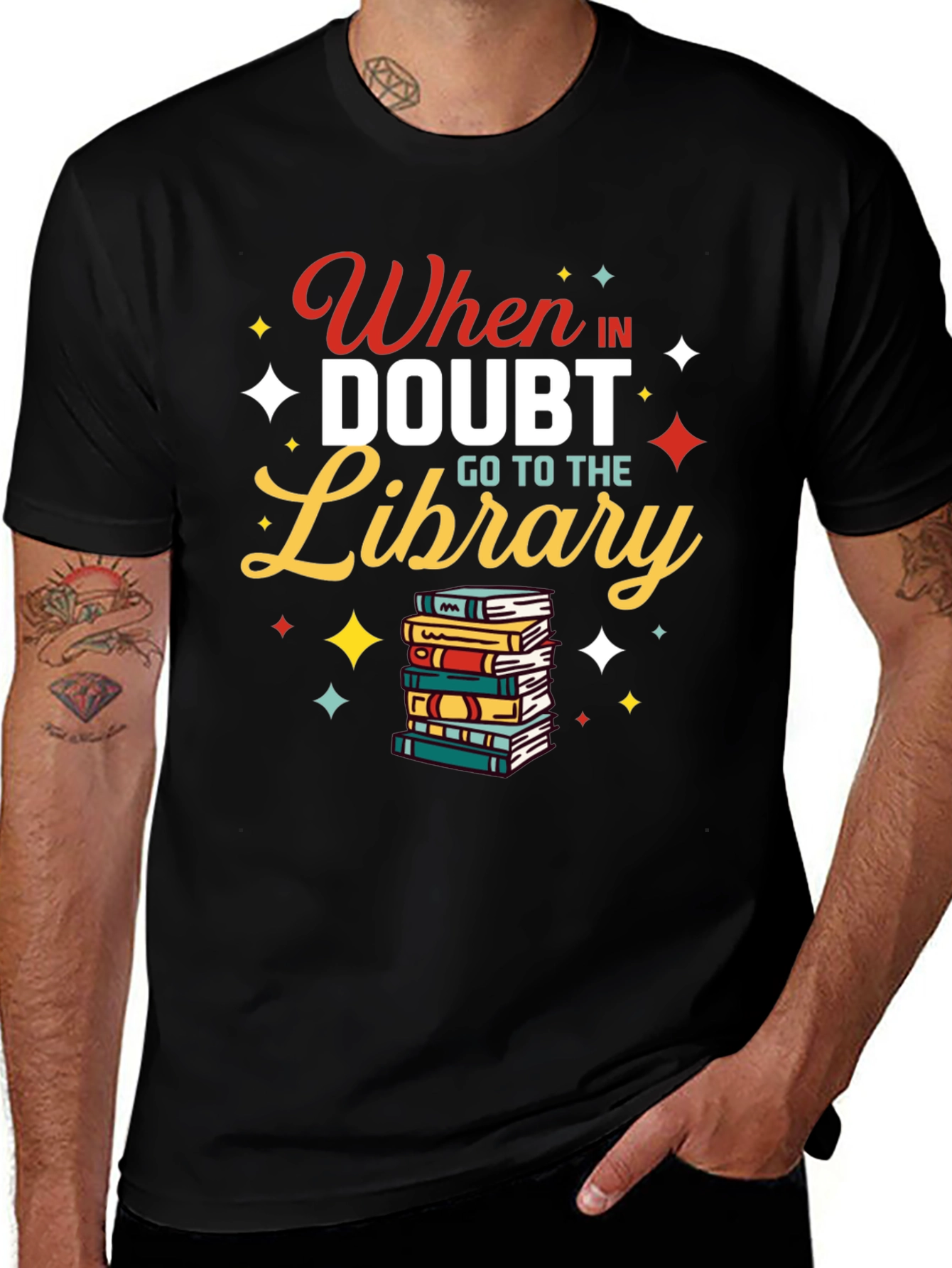 Library Lover Graphic Tee