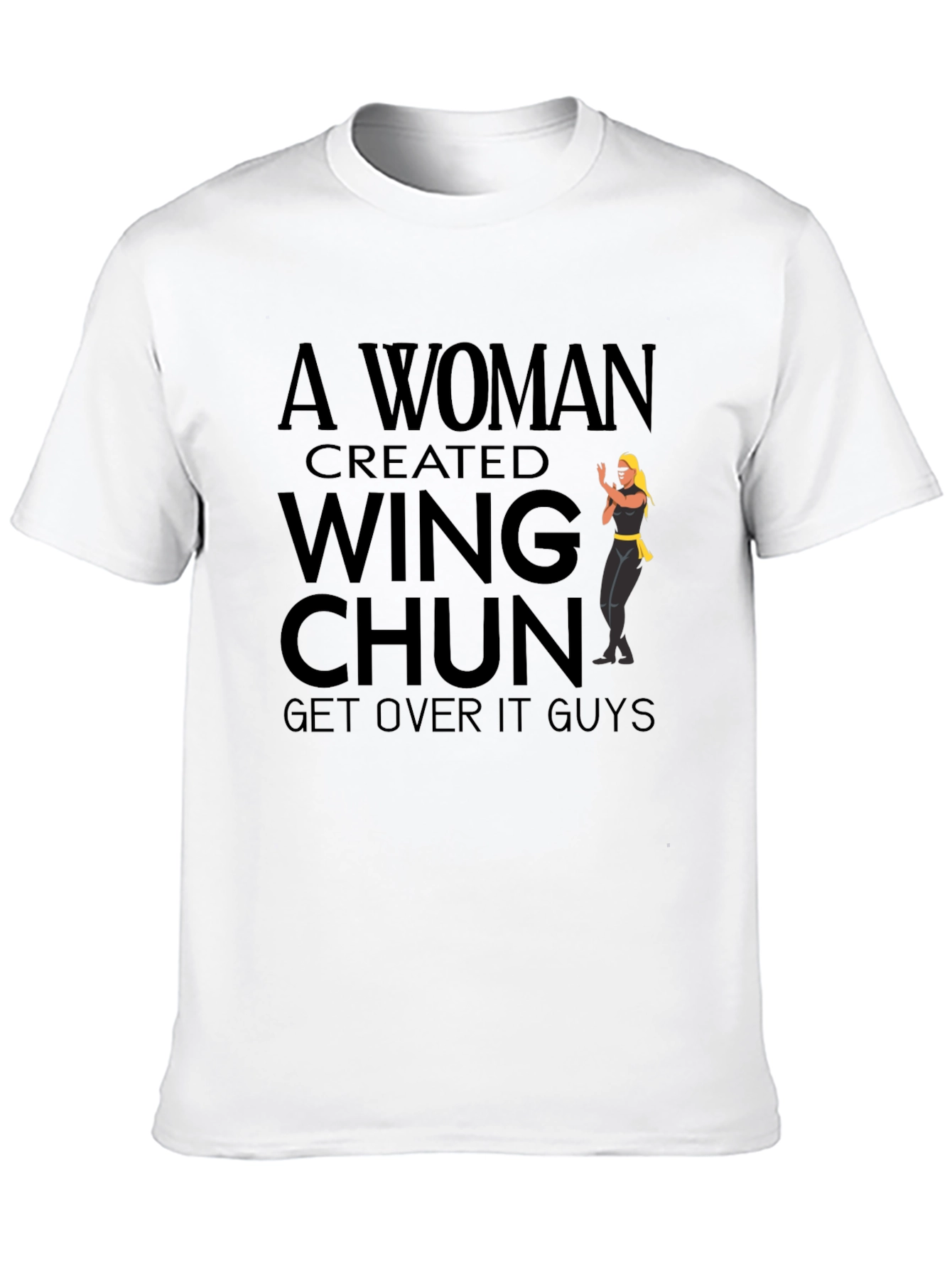 Wing Chun Woman T-Shirt: Martial Arts Graphic Tee