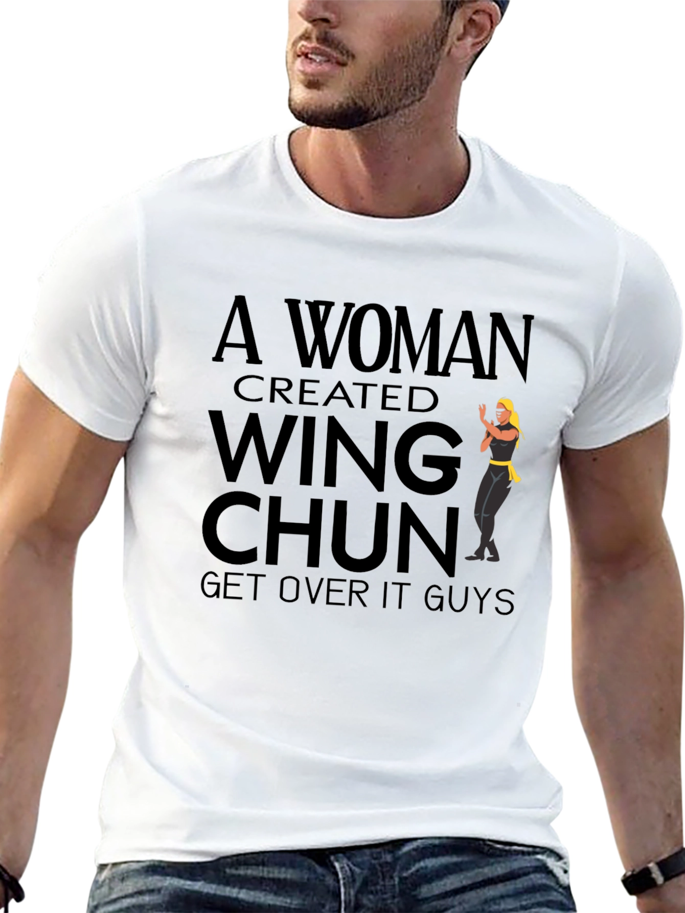Wing Chun Woman T-Shirt: Martial Arts Graphic Tee