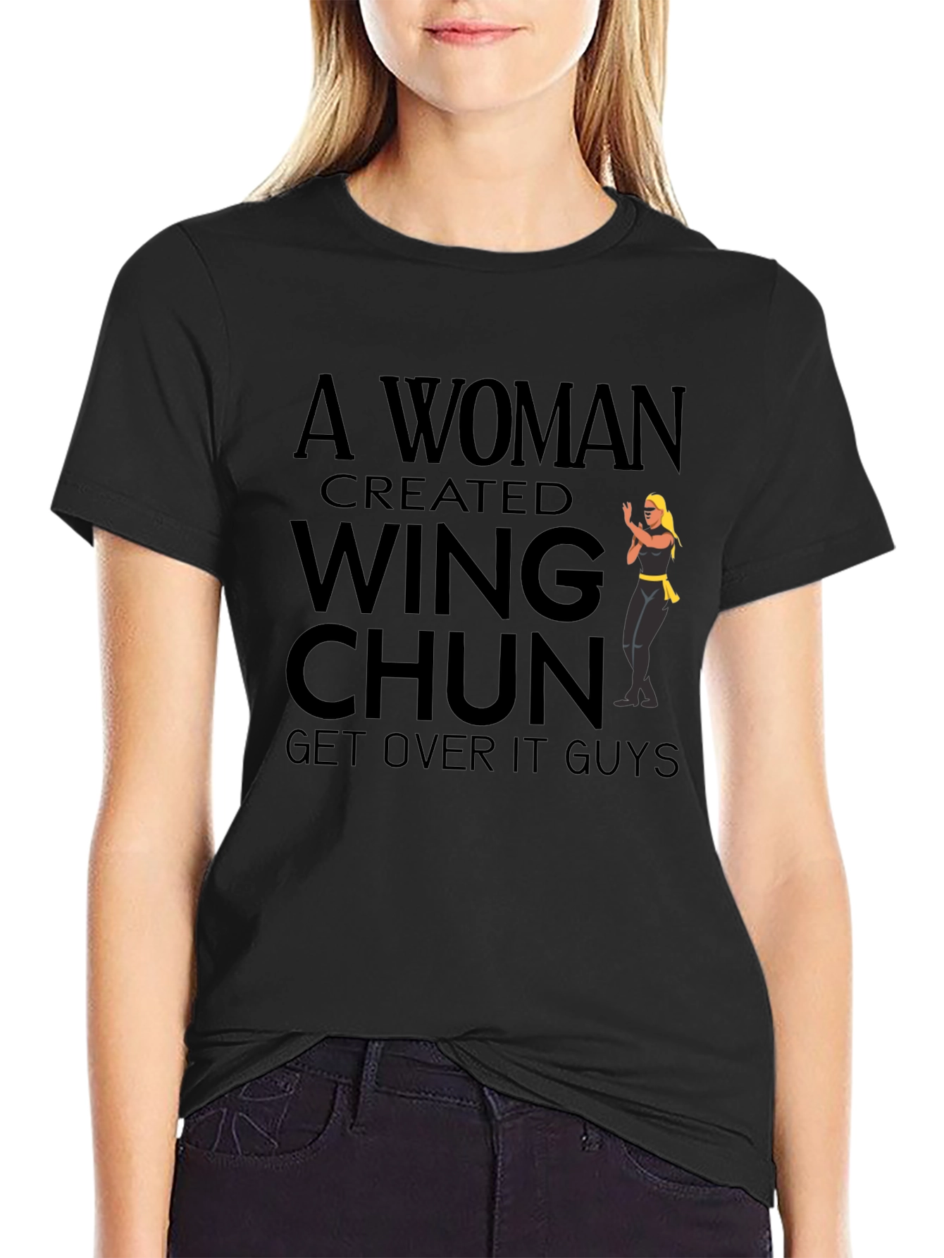 Wing Chun Woman T-Shirt: Martial Arts Graphic Tee