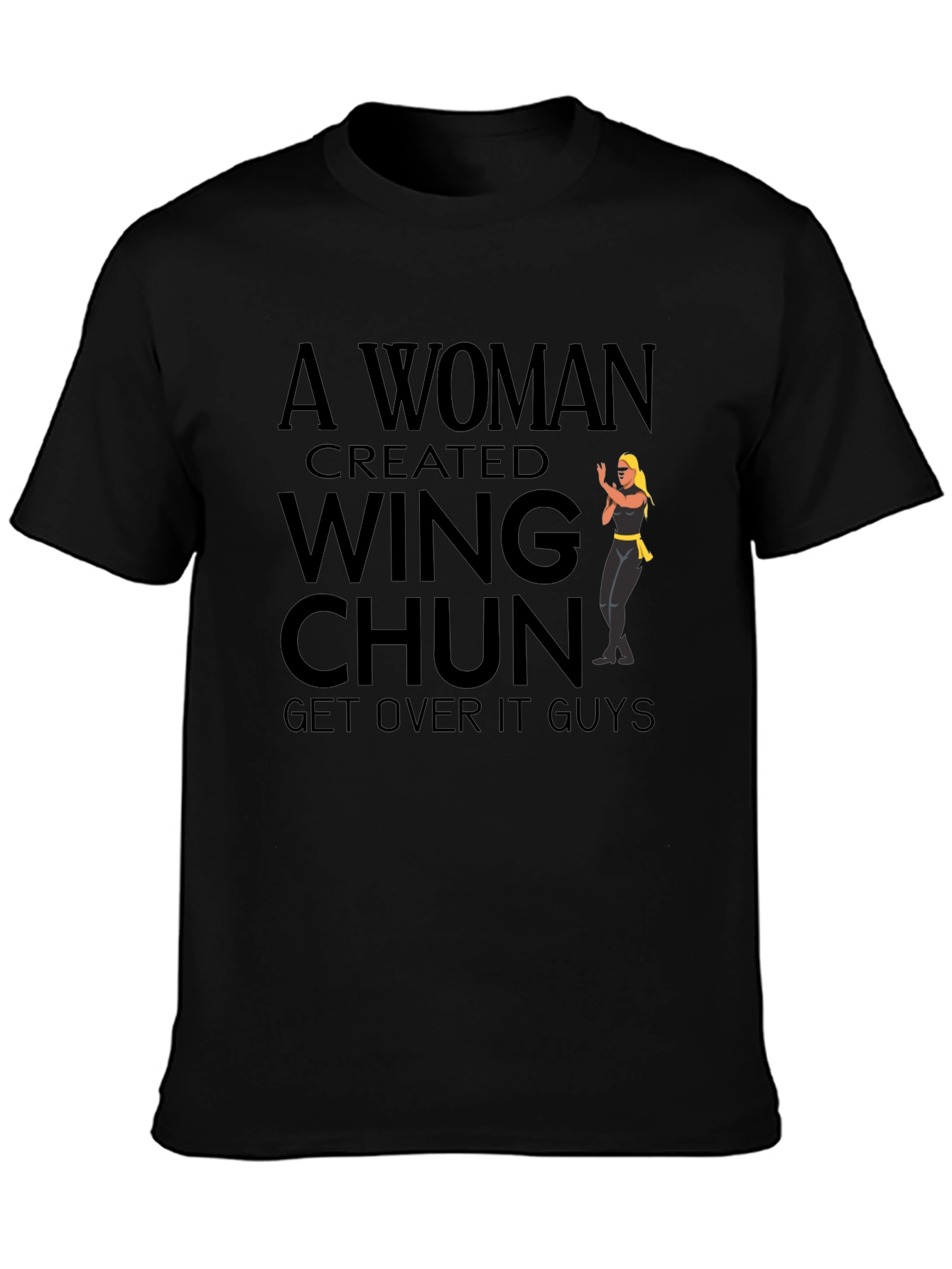 Wing Chun Woman T-Shirt: Martial Arts Graphic Tee