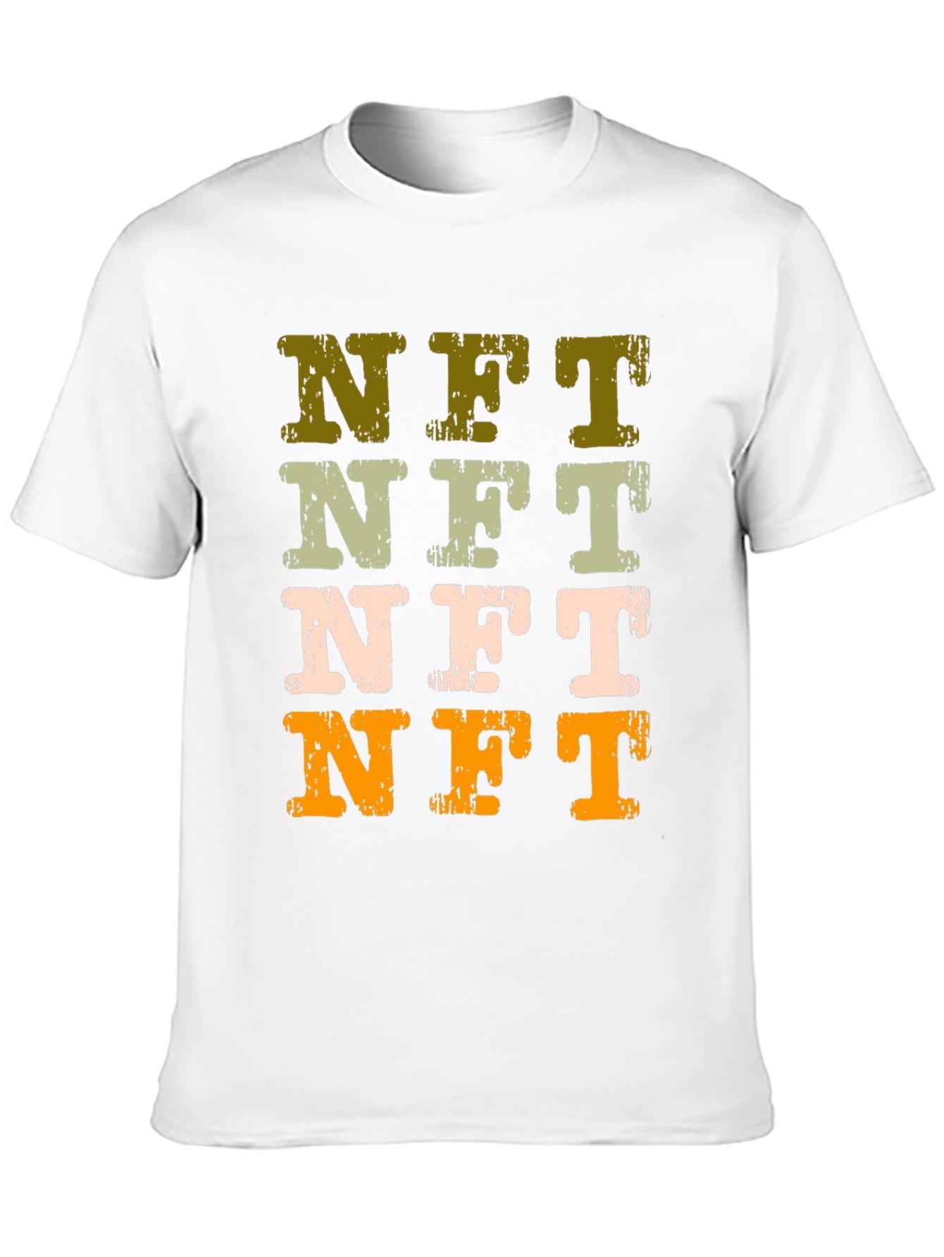 Retro NFT T-Shirt - Distressed Design
