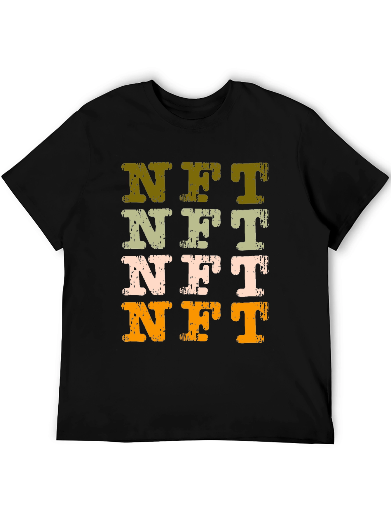 Retro NFT T-Shirt - Distressed Design