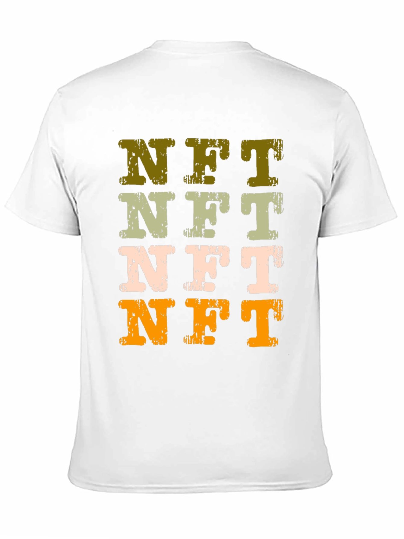Retro NFT T-Shirt - Distressed Design