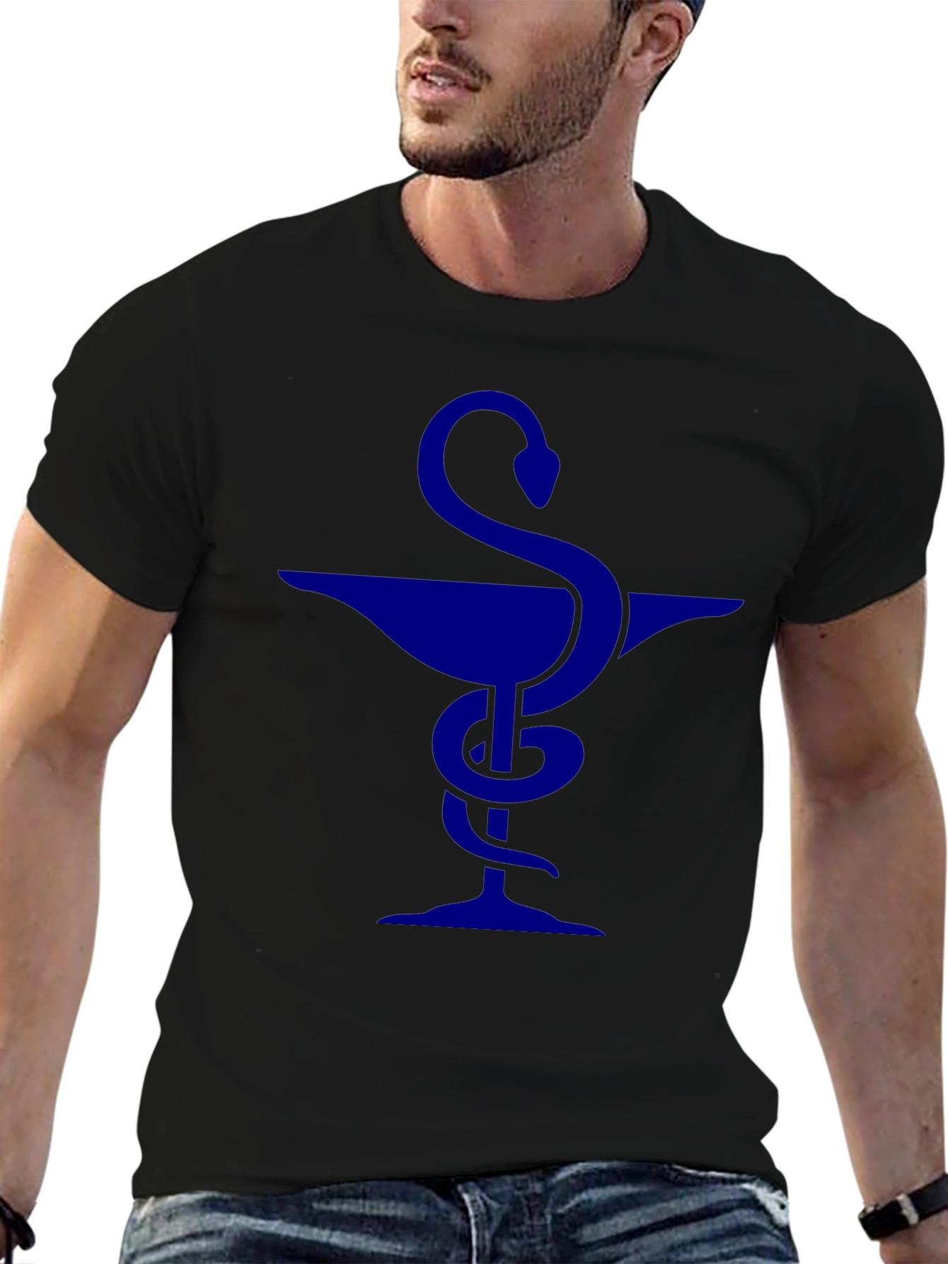 Rod of Asclepius Graphic Tee