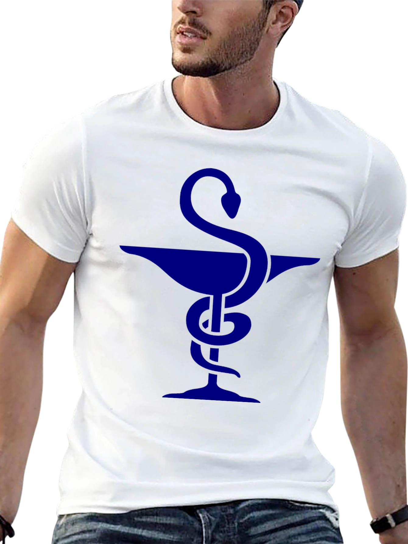 Rod of Asclepius Graphic Tee