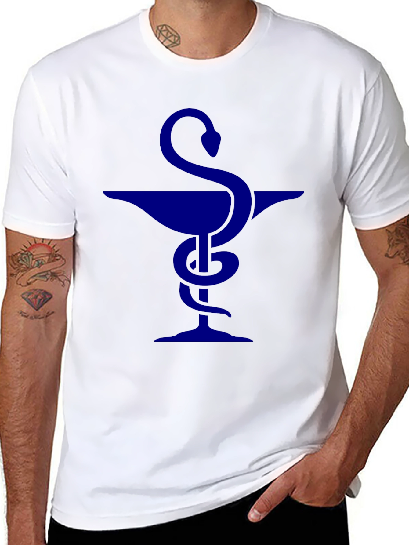 Rod of Asclepius Graphic Tee