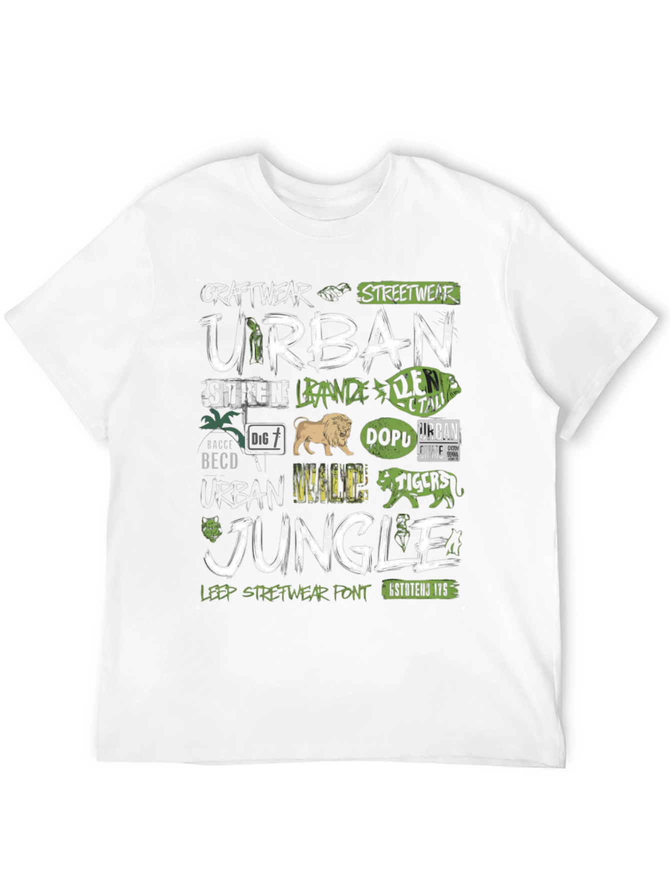 Urban Jungle Graphic Tee - Streetwear Style