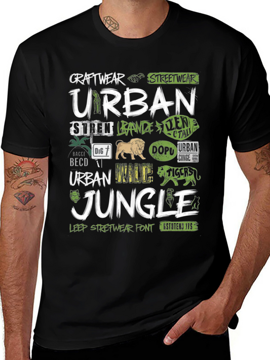 Urban Jungle Graphic Tee - Streetwear Style