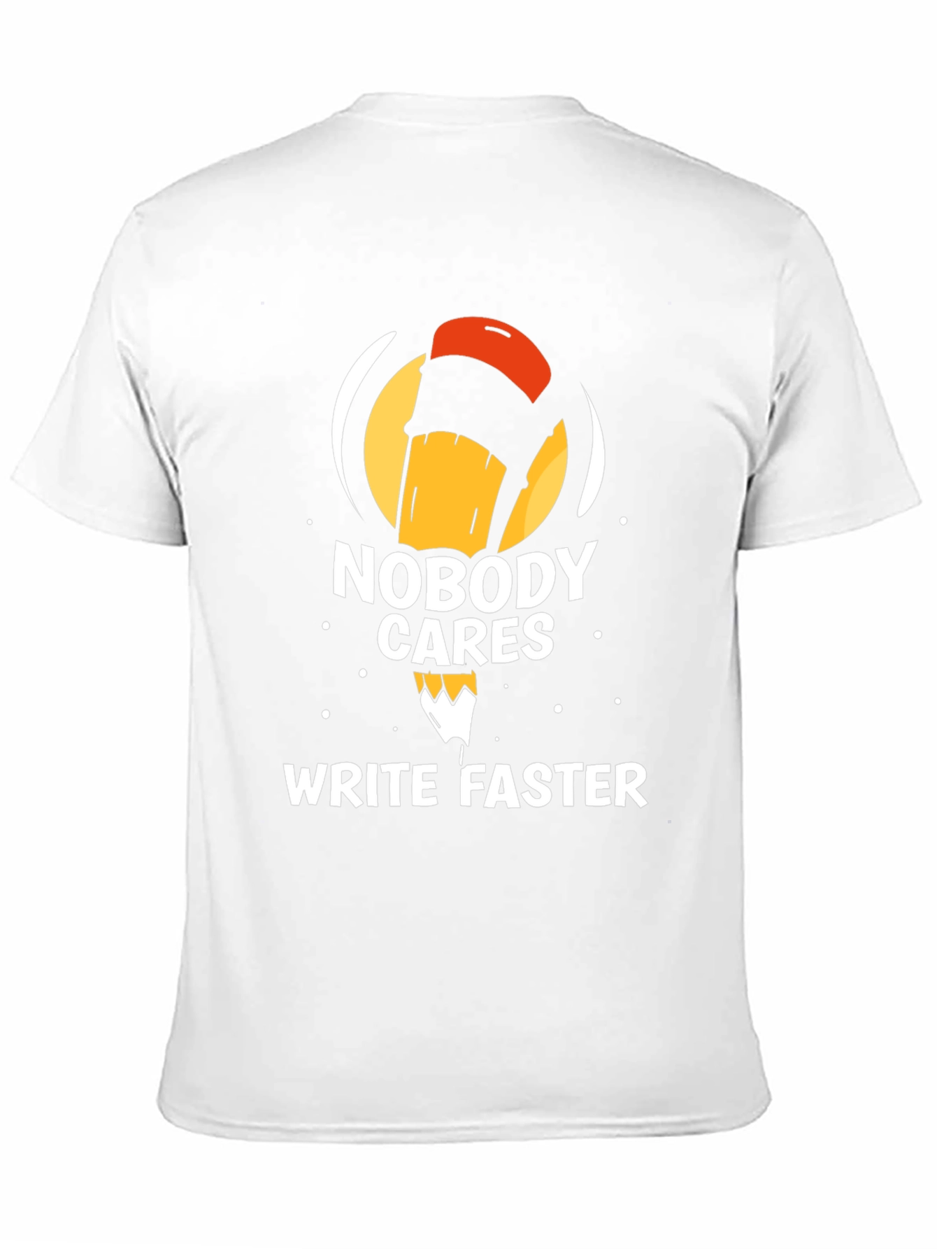 Nobody Cares Write Faster Black T-Shirt
