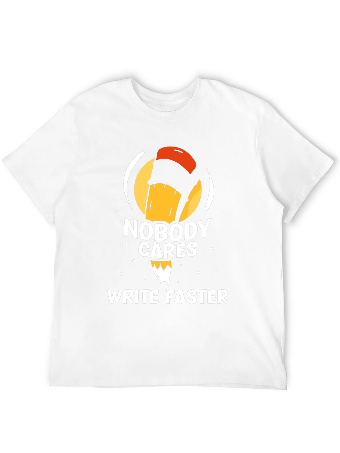 Nobody Cares Write Faster Black T-Shirt