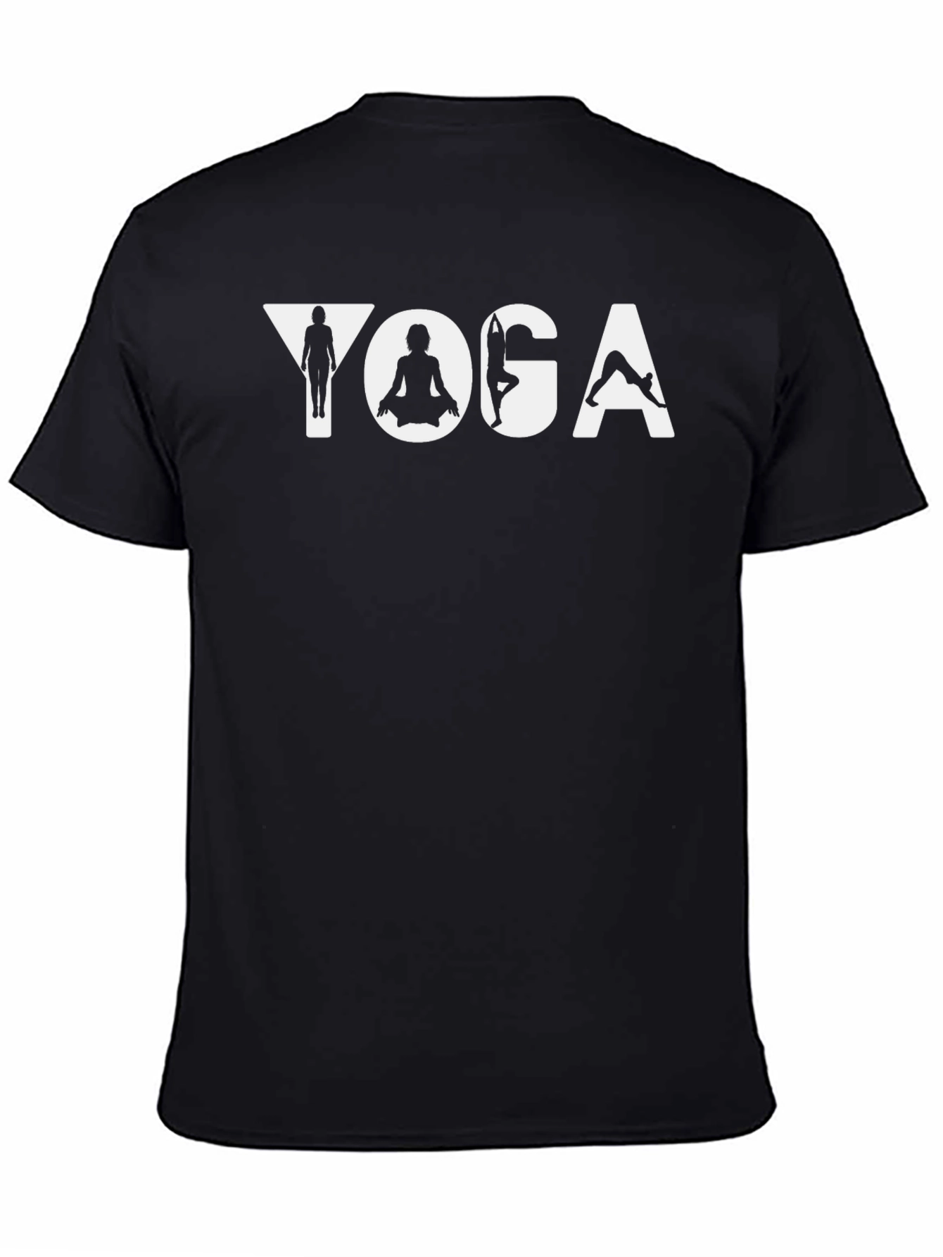 Yoga Graphic Tee - Mens Black T-Shirt