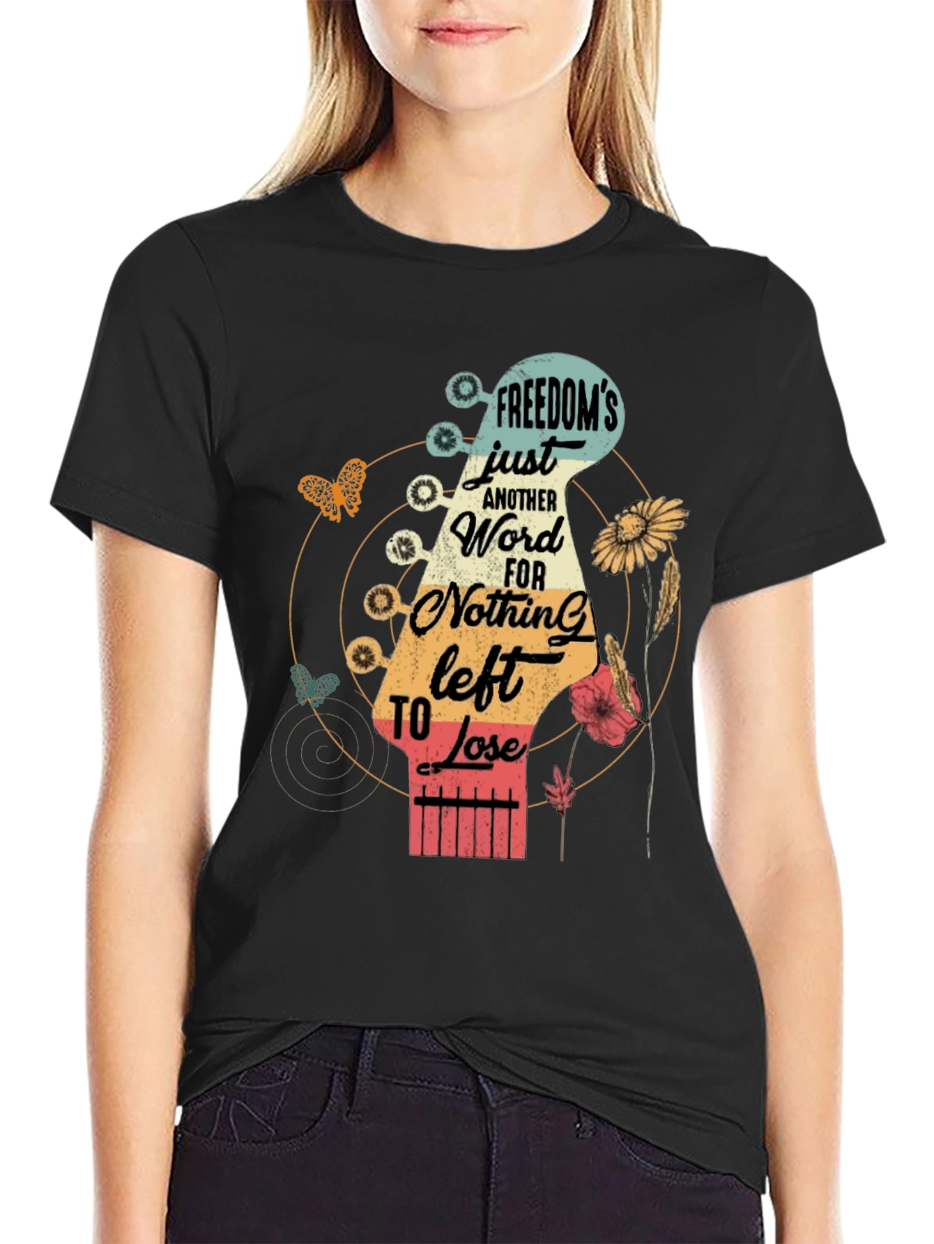 Freedoms Just Another Word Graphic Tee