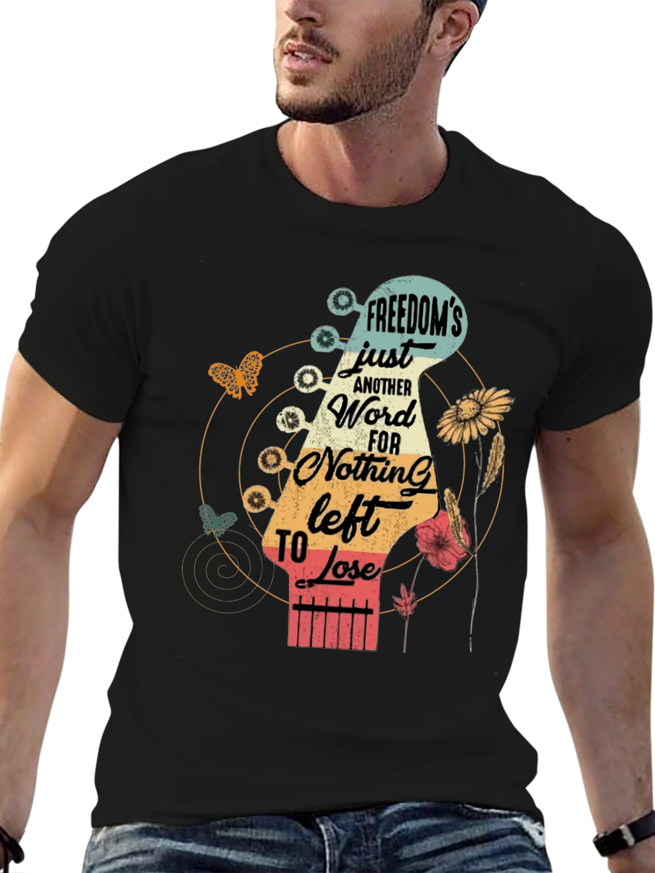 Freedoms Just Another Word Graphic Tee