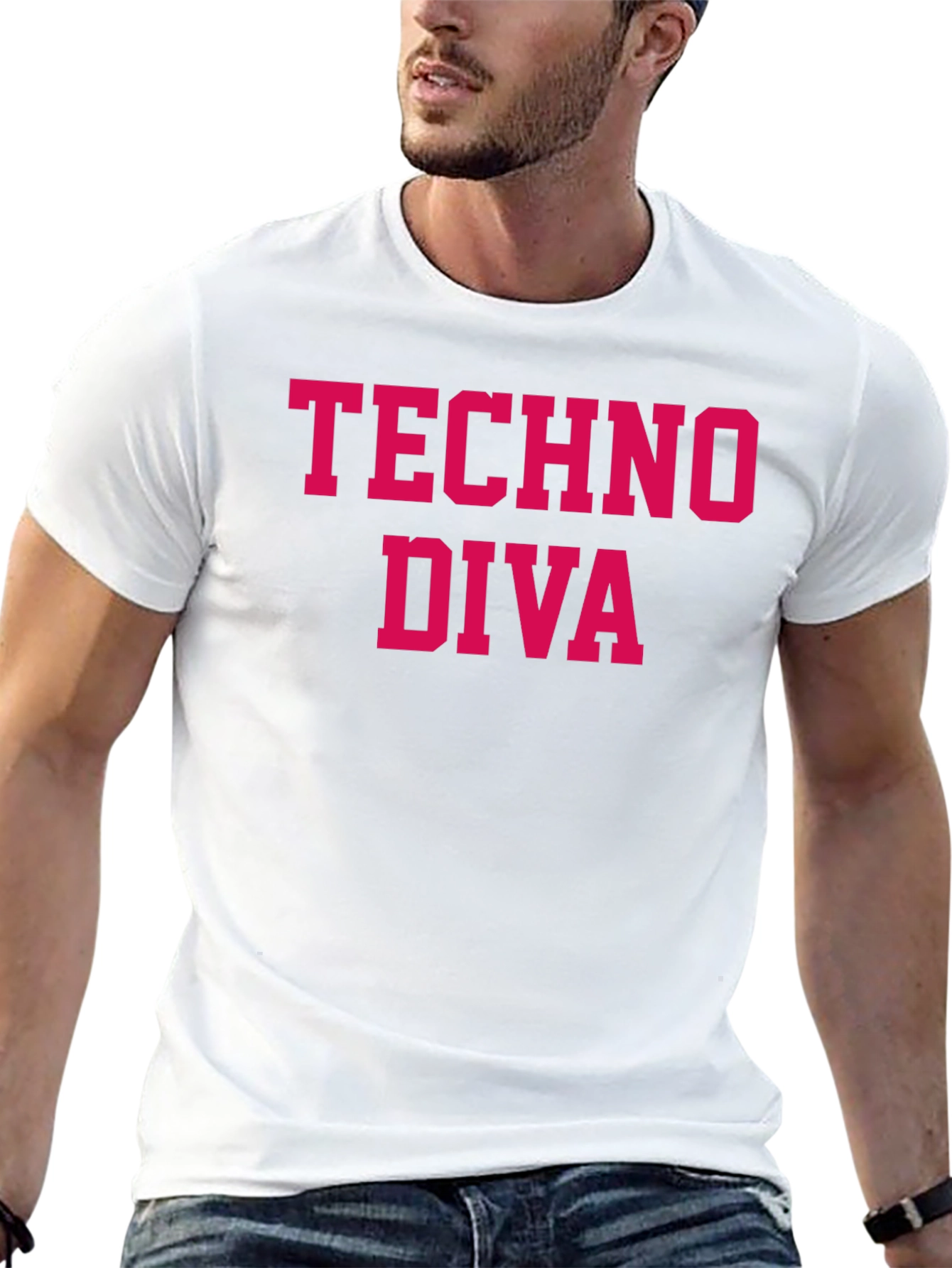 Techno Diva T-Shirt - Stylish Graphic Tee