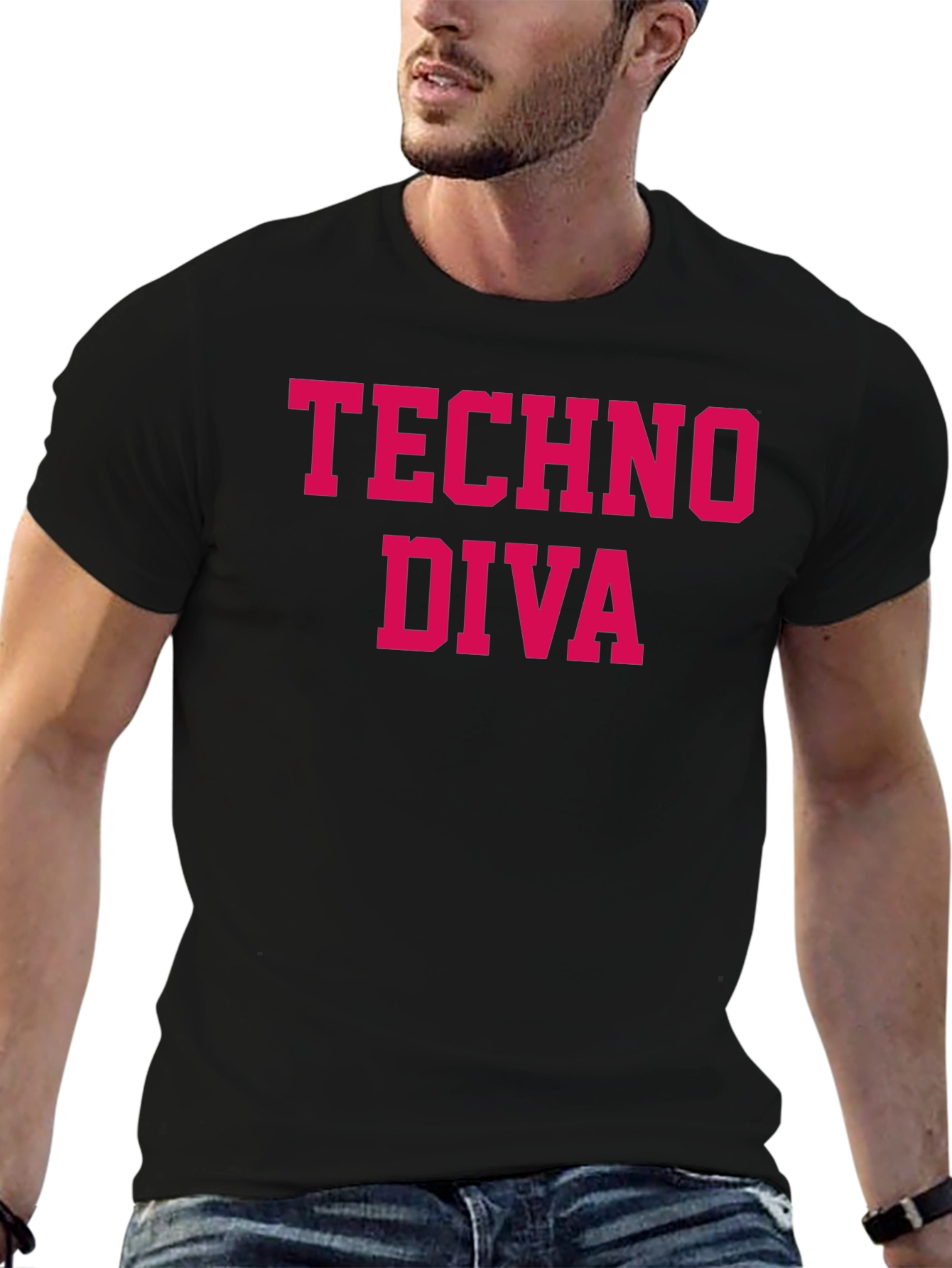 Techno Diva T-Shirt - Stylish Graphic Tee