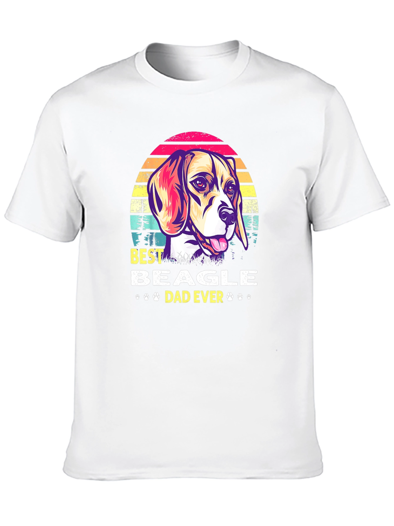Best Beagle Dad Ever Graphic T-Shirt