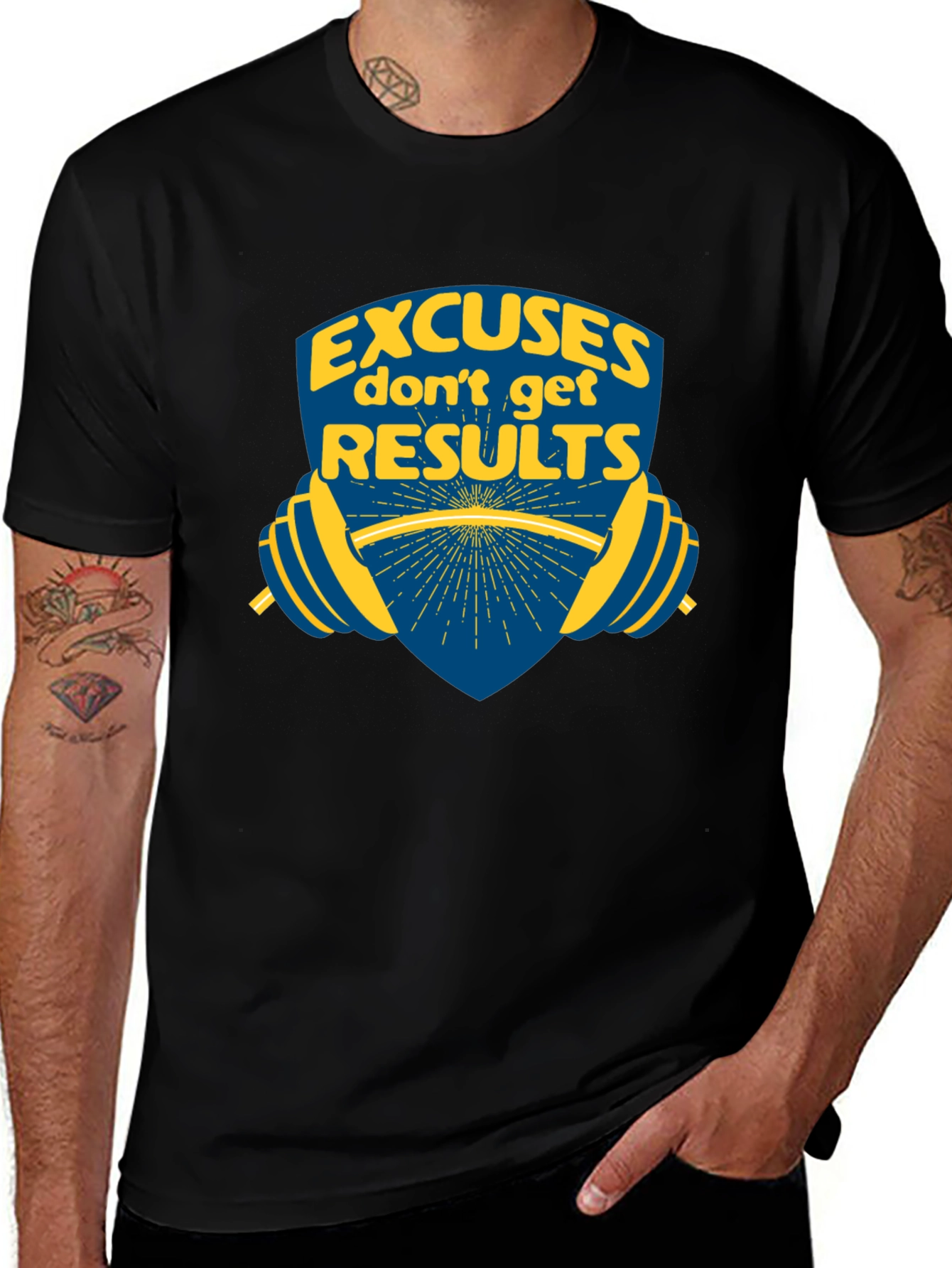 Excuses Dont Get Results Graphic Tee