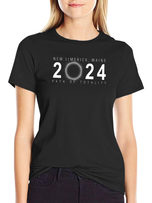 New Limerick Maine 2024 Total Solar Eclipse Shirt