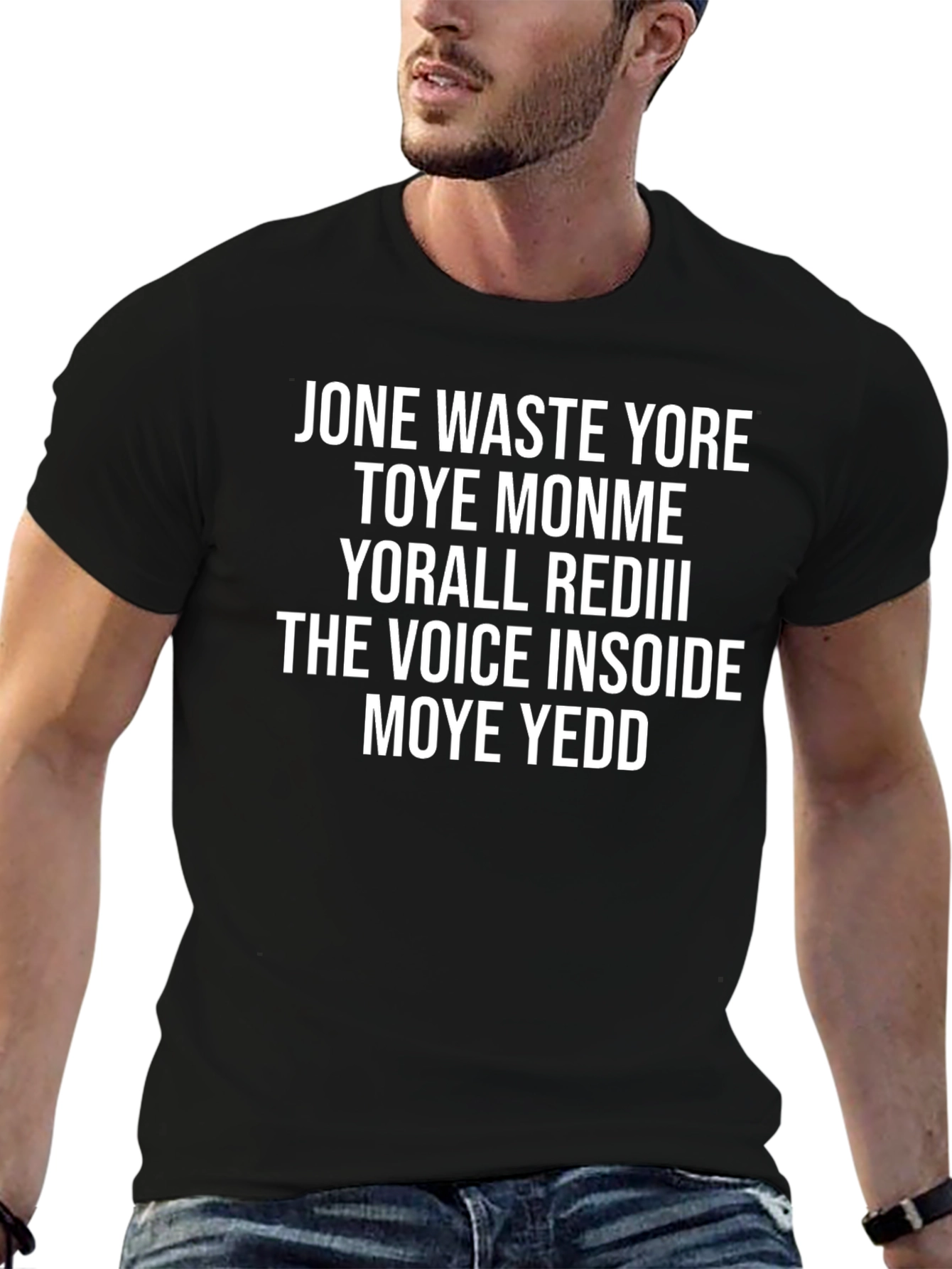 Humorous Yed Black T-Shirt