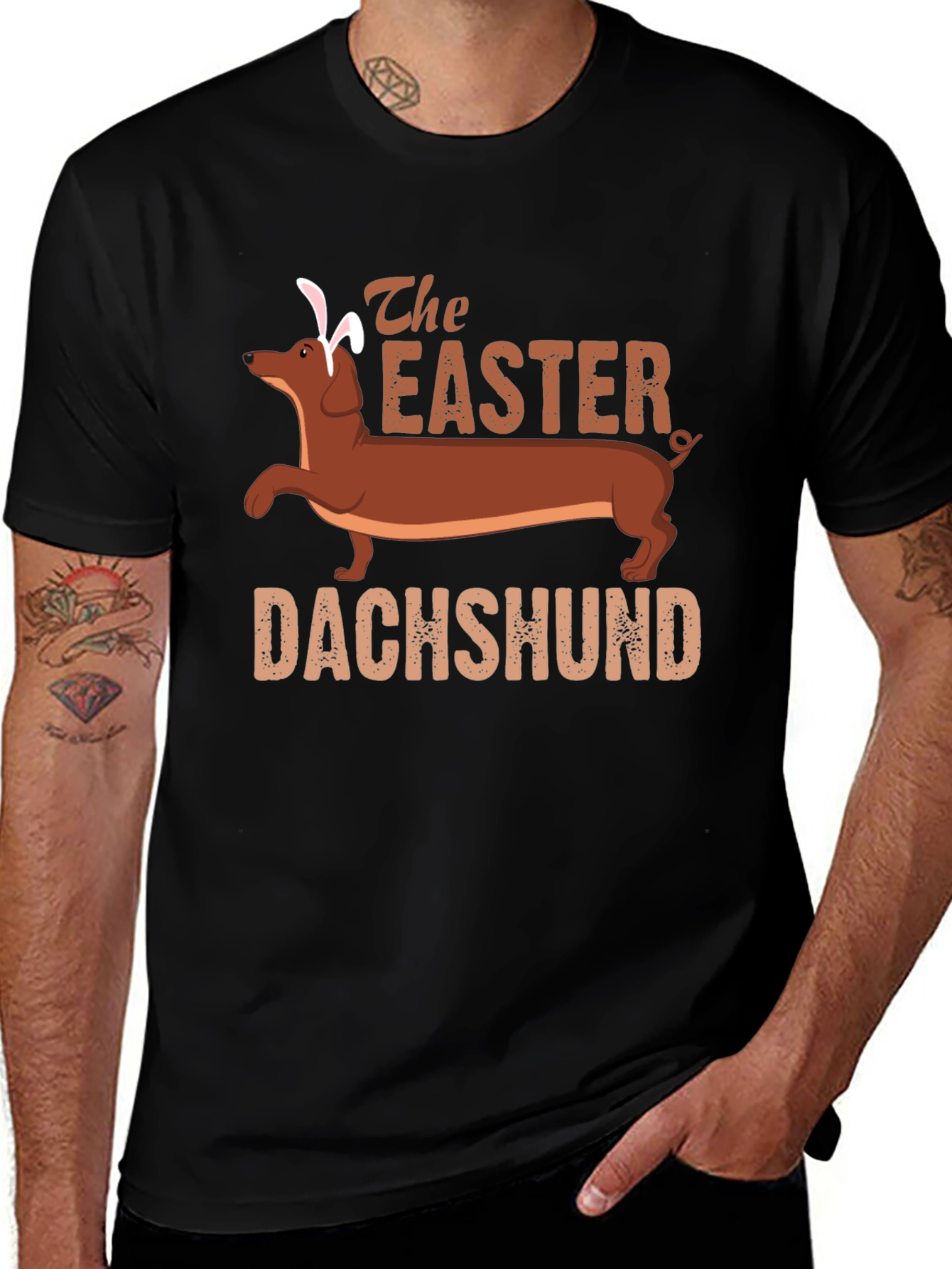 Easter Dachshund T-Shirt - Cute Holiday Apparel