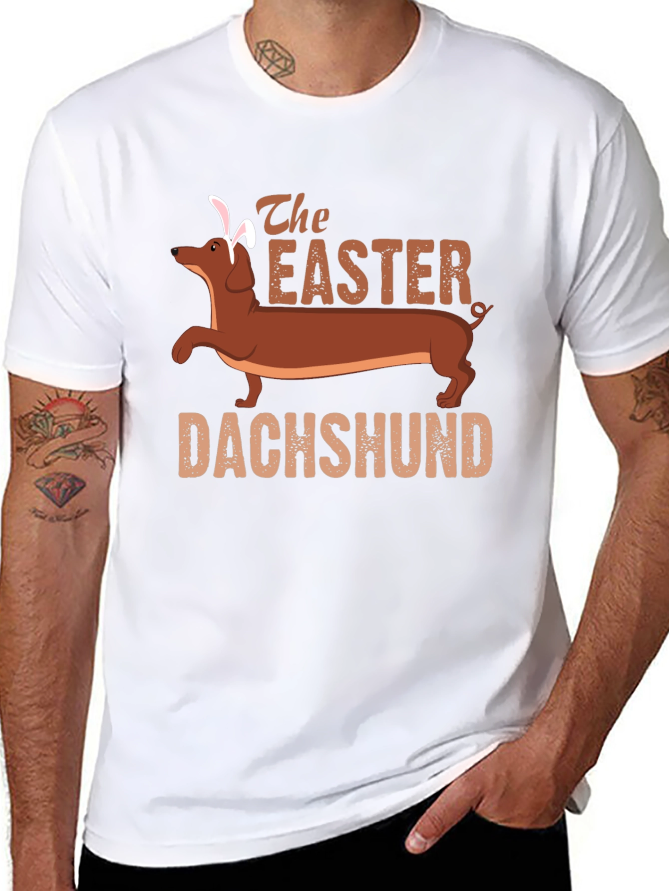 Easter Dachshund T-Shirt - Cute Holiday Apparel