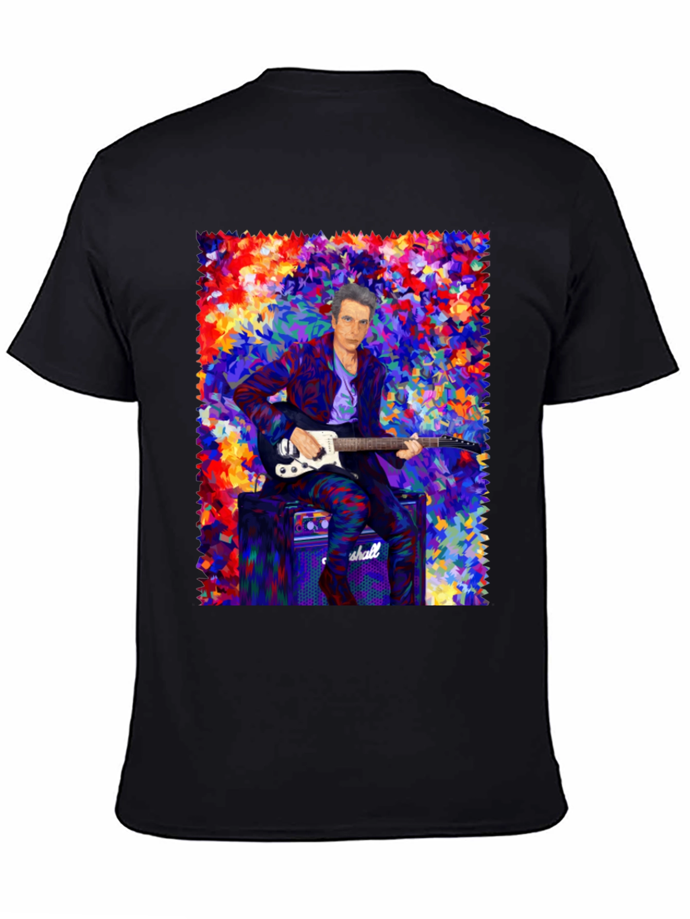 Colorful Musician Graphic T-Shirt