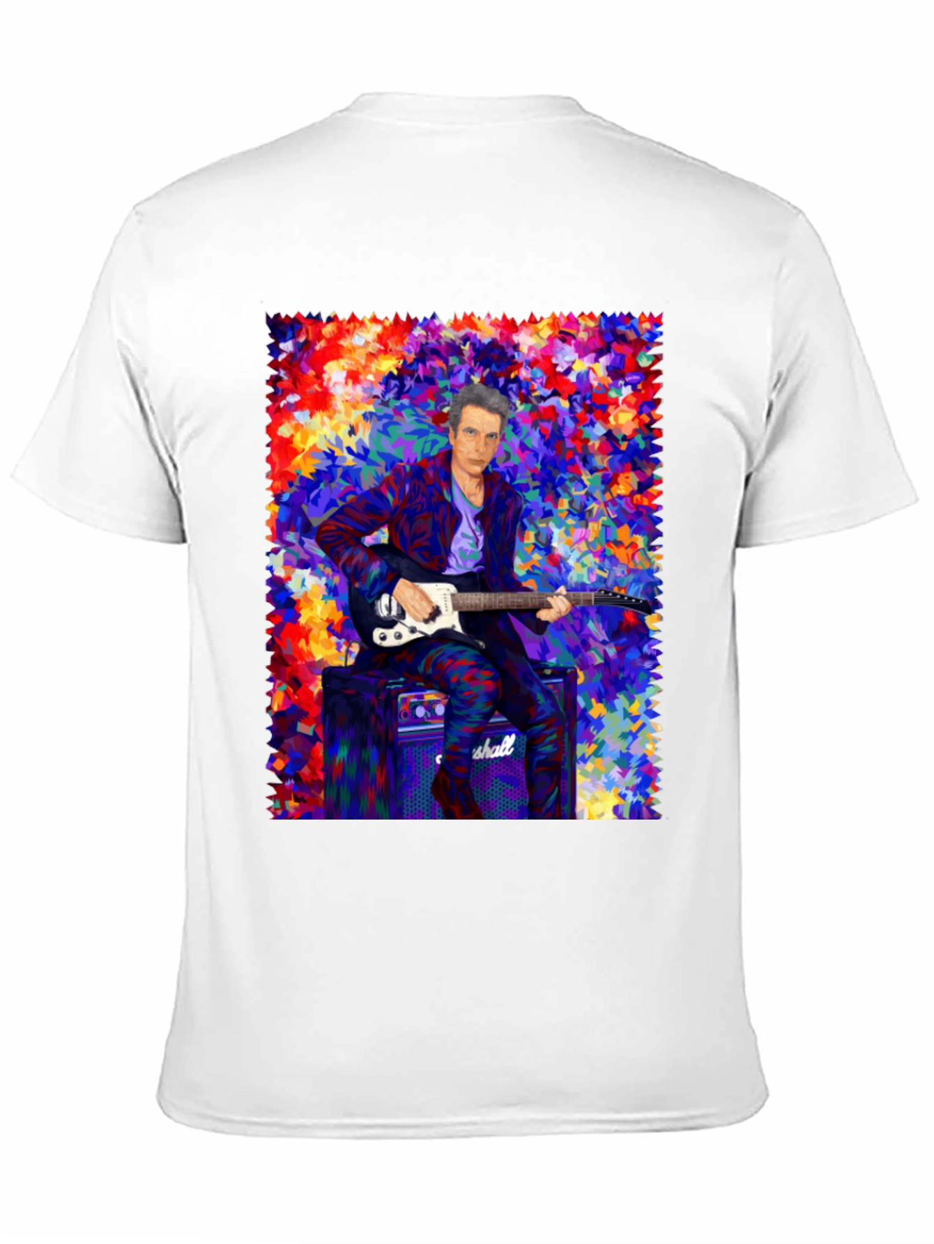 Colorful Musician Graphic T-Shirt