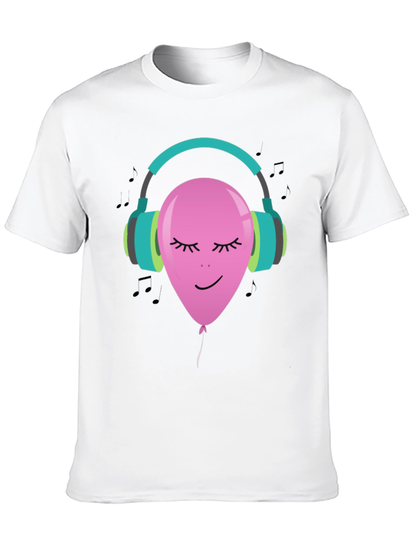 Musical Balloon T-Shirt - Relaxing Tunes Design