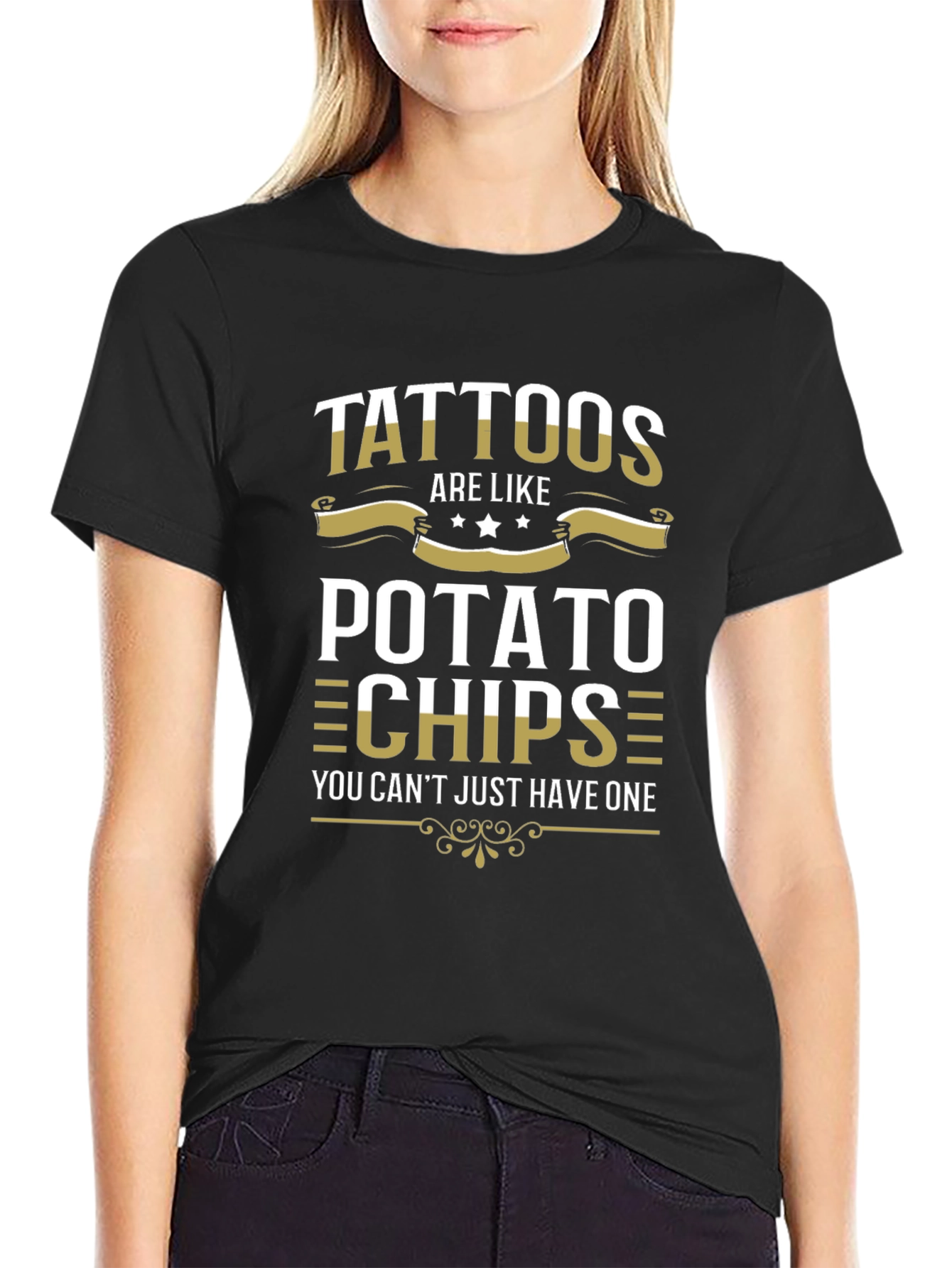 Tattoos are Like Potato Chips T-Shirt