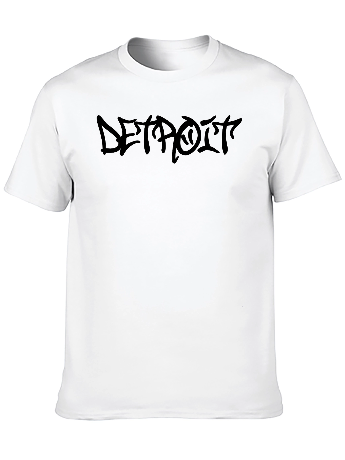 Detroit Graphic Print Crew Neck T-Shirt