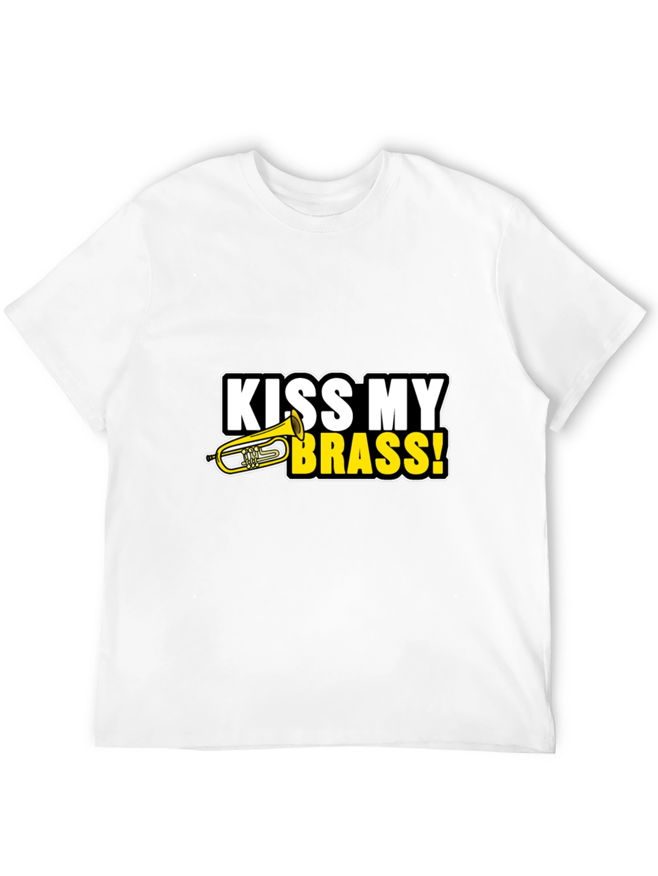 Kiss My Brass T-Shirt - Funny Music Tee