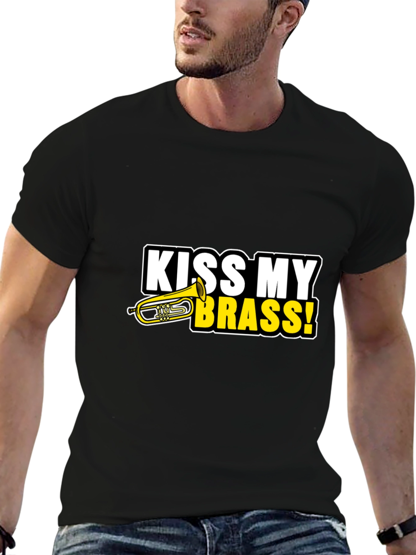 Kiss My Brass T-Shirt - Funny Music Tee