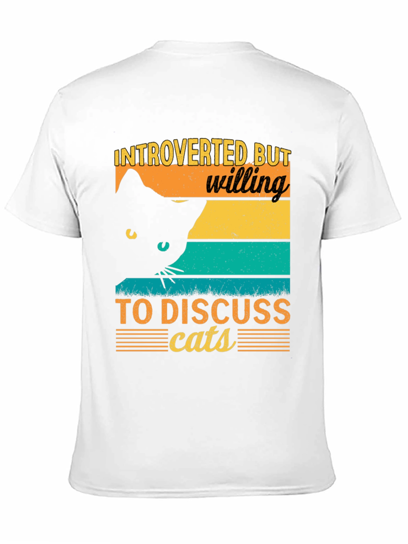 Introverted But Willing to Discuss Cats T-Shirt