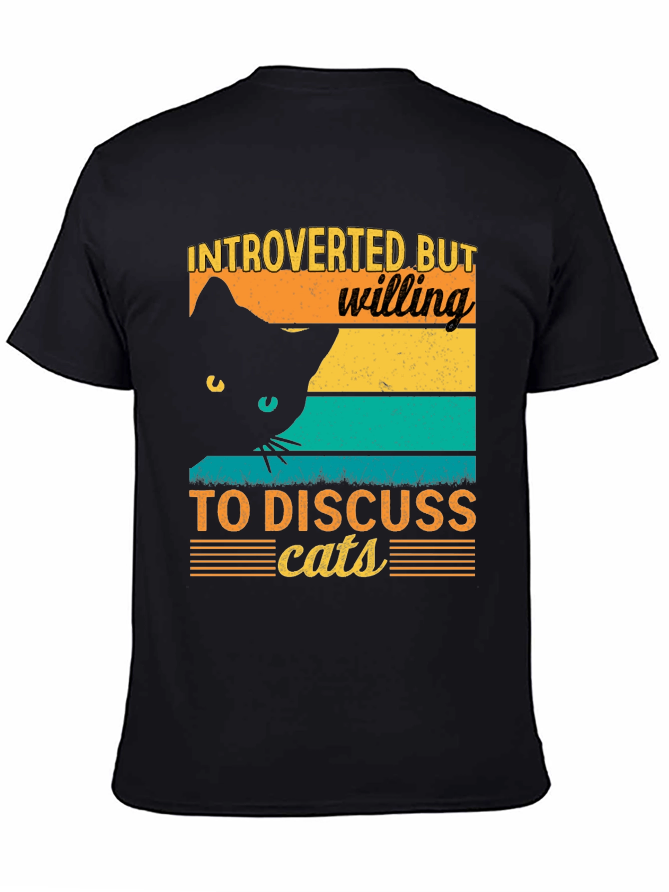 Introverted But Willing to Discuss Cats T-Shirt