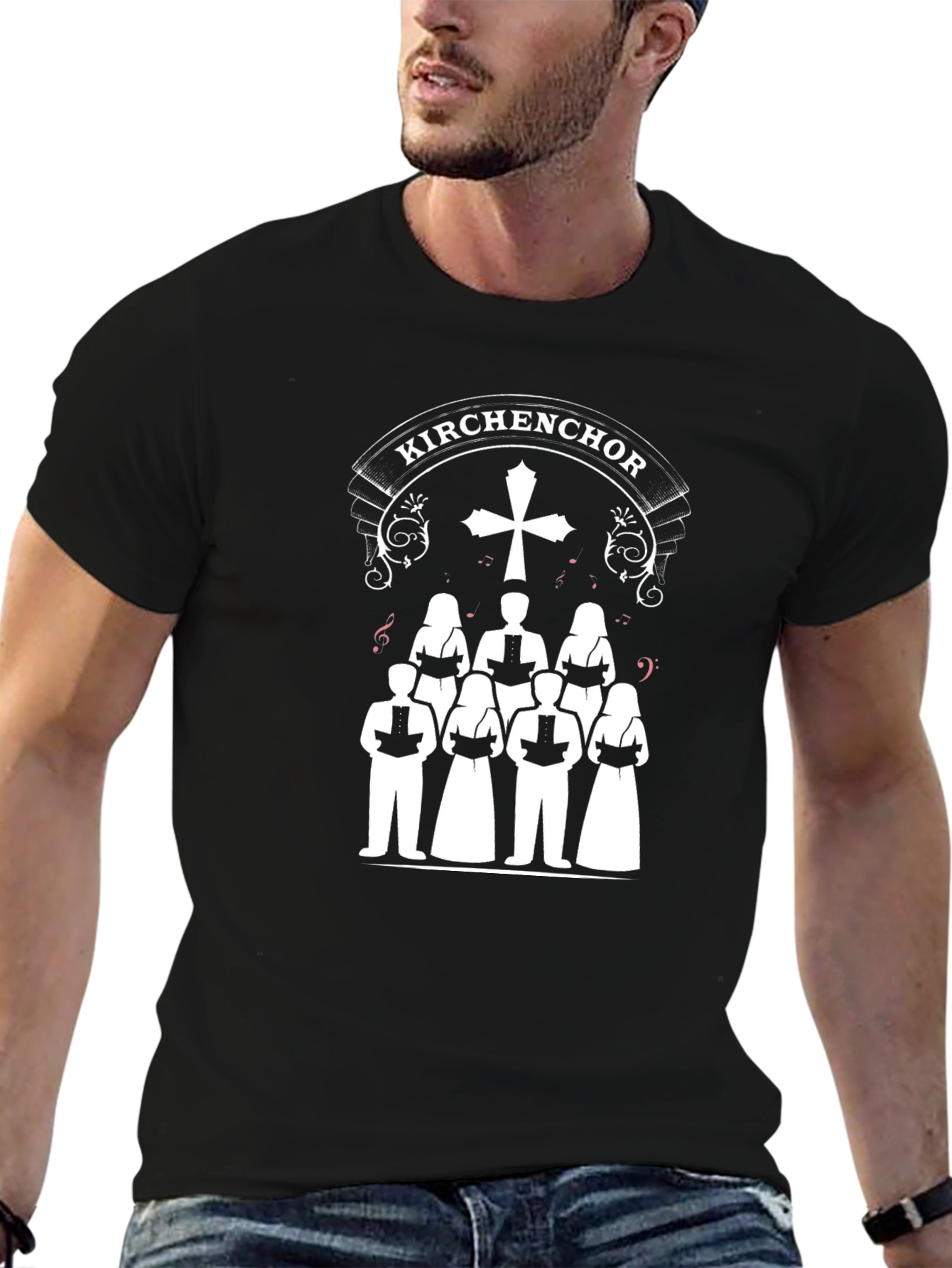 Kirchenchor Choir T-Shirt - Black Cotton Tee