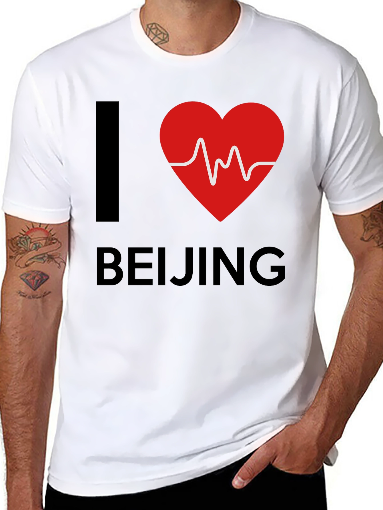 I Love Beijing Graphic T-Shirt