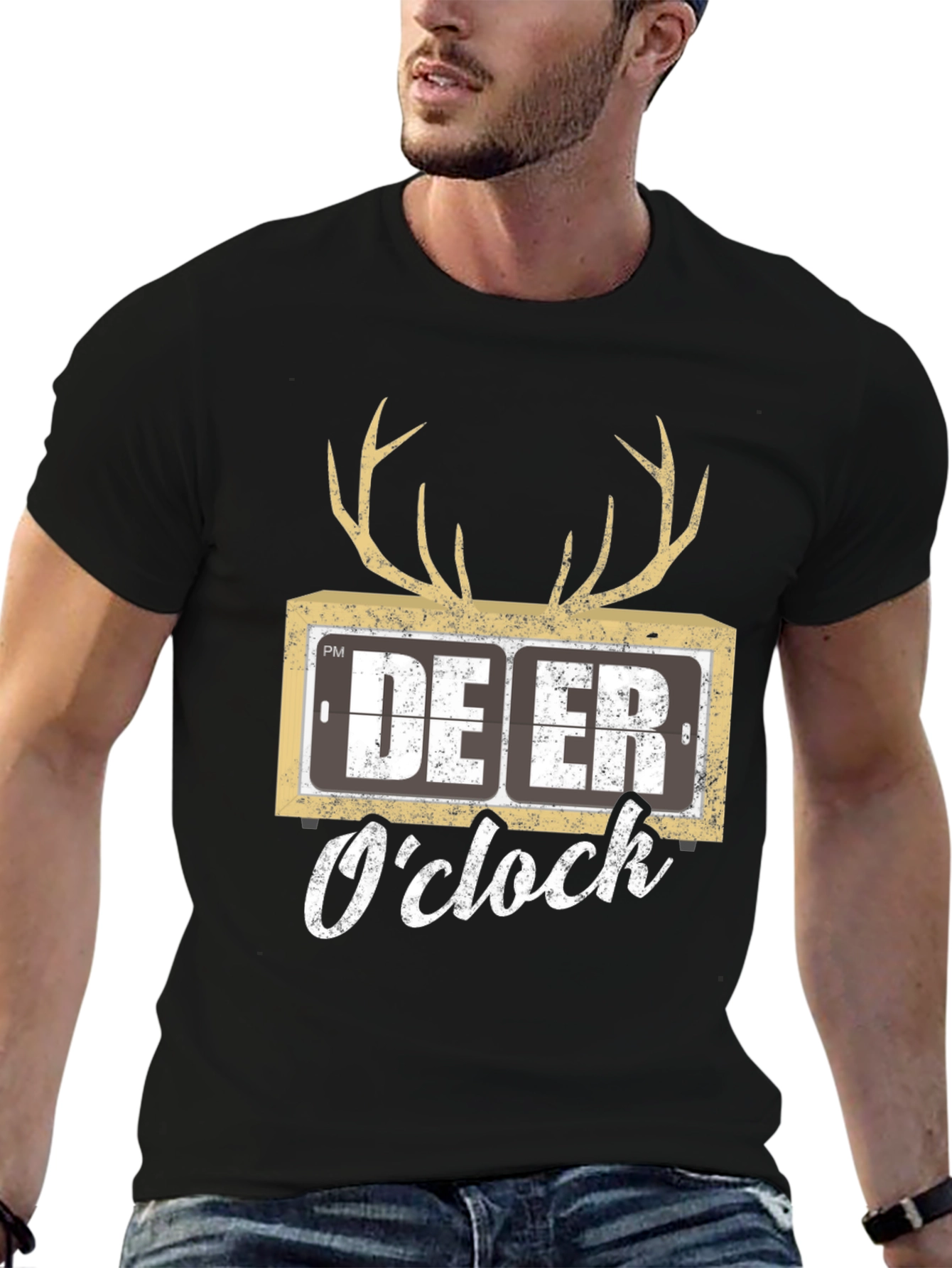 Deer OClock Graphic T-Shirt - Hunting Season Tee
