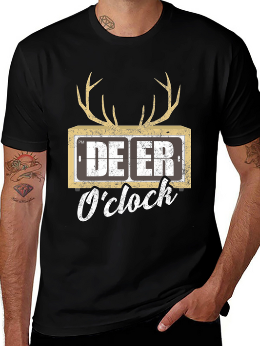 Deer OClock Graphic T-Shirt - Hunting Season Tee