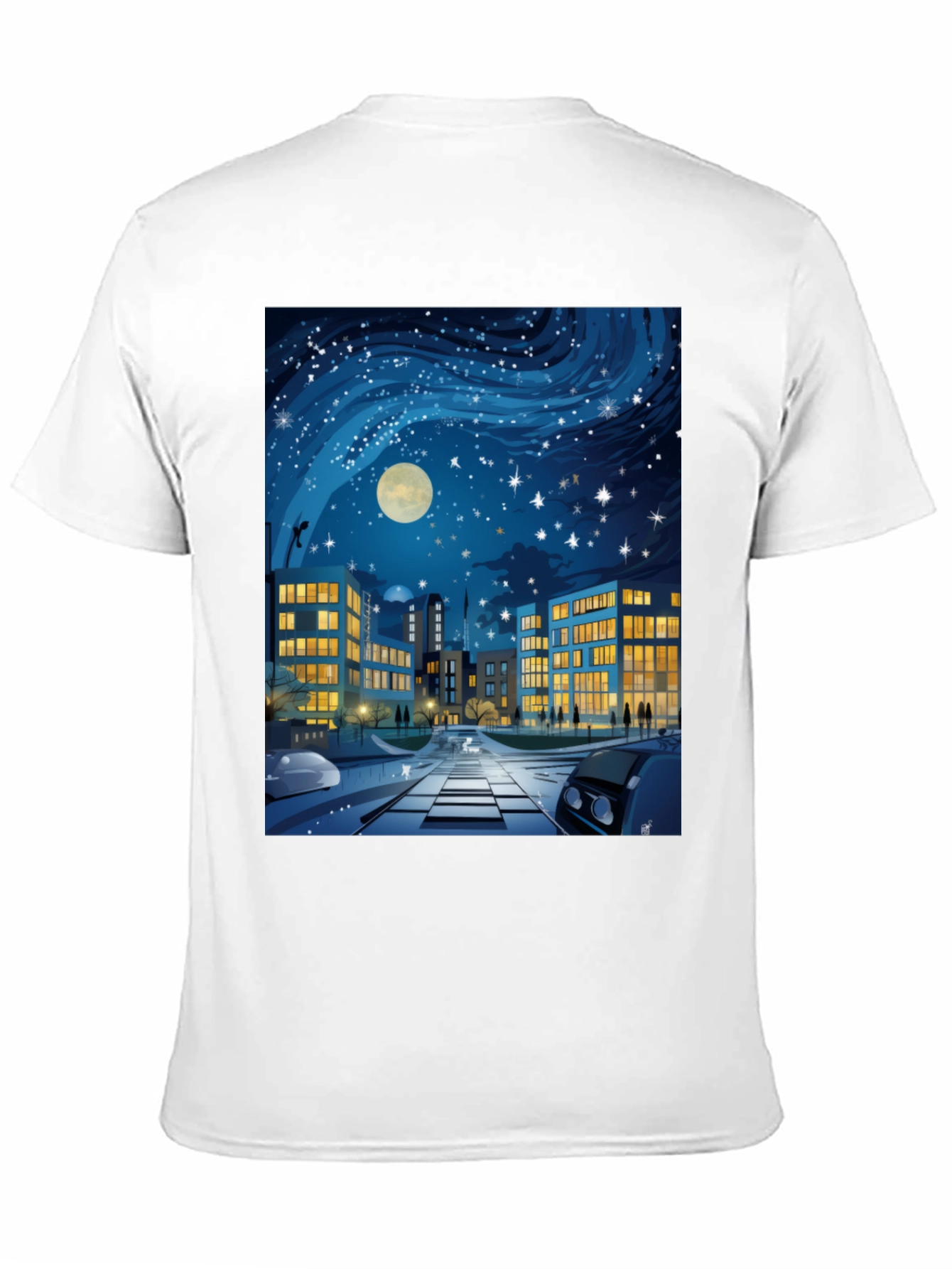 City Nightscape Graphic Tee