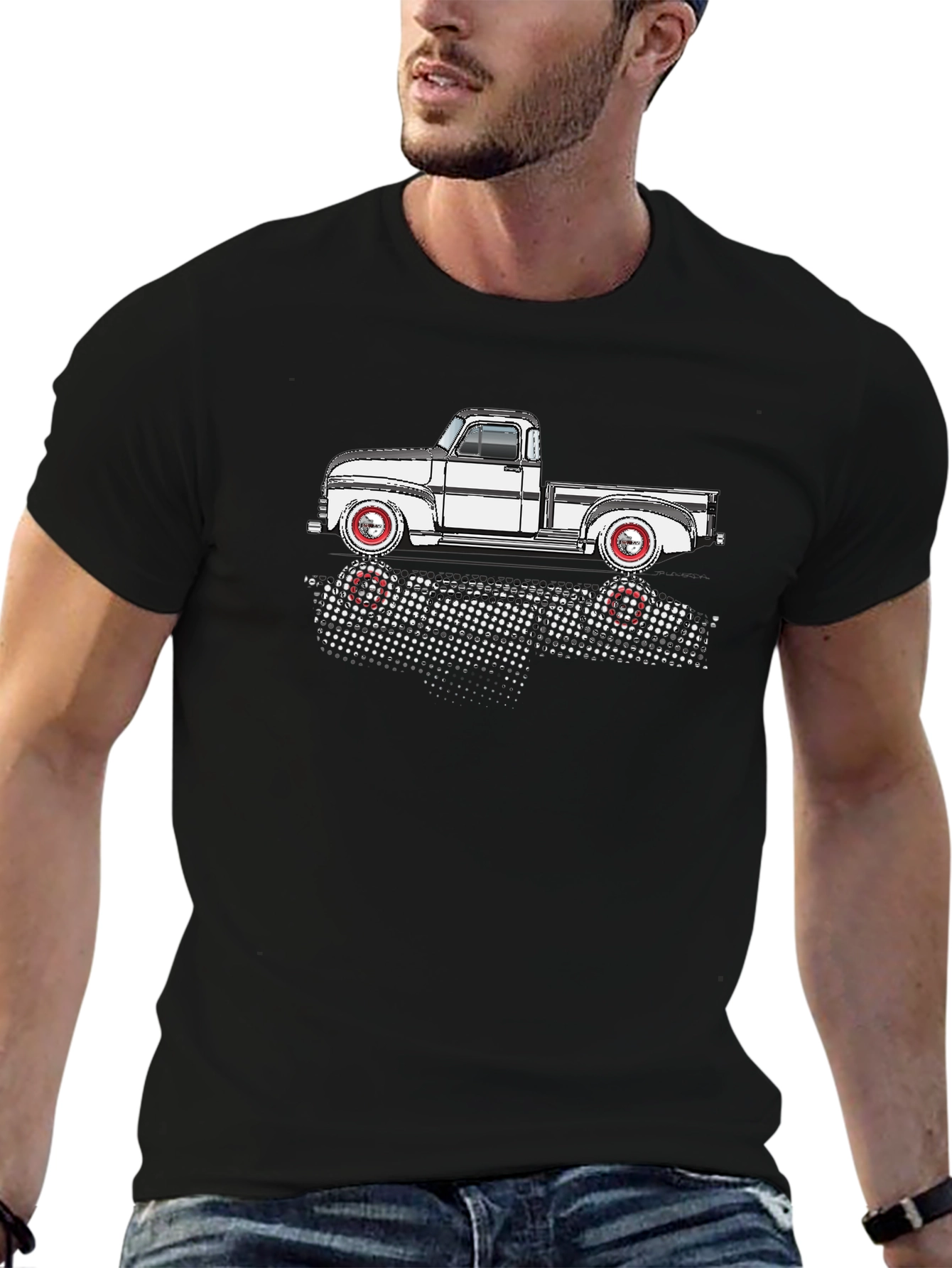 Classic Truck Graphic Tee - Retro Style