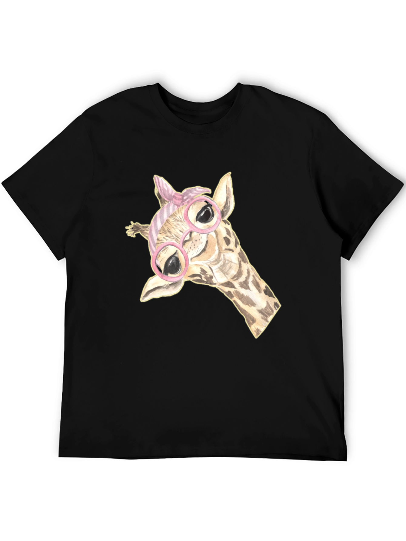 Giraffe Glasses Graphic Tee