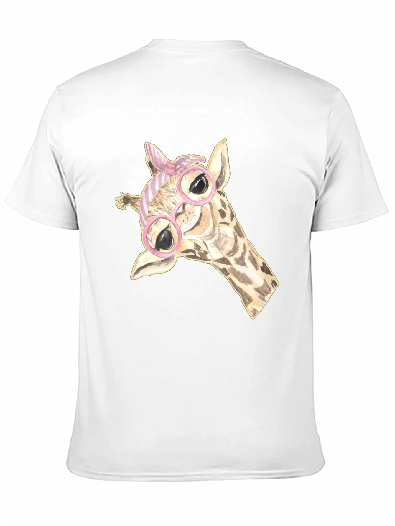 Giraffe Glasses Graphic Tee