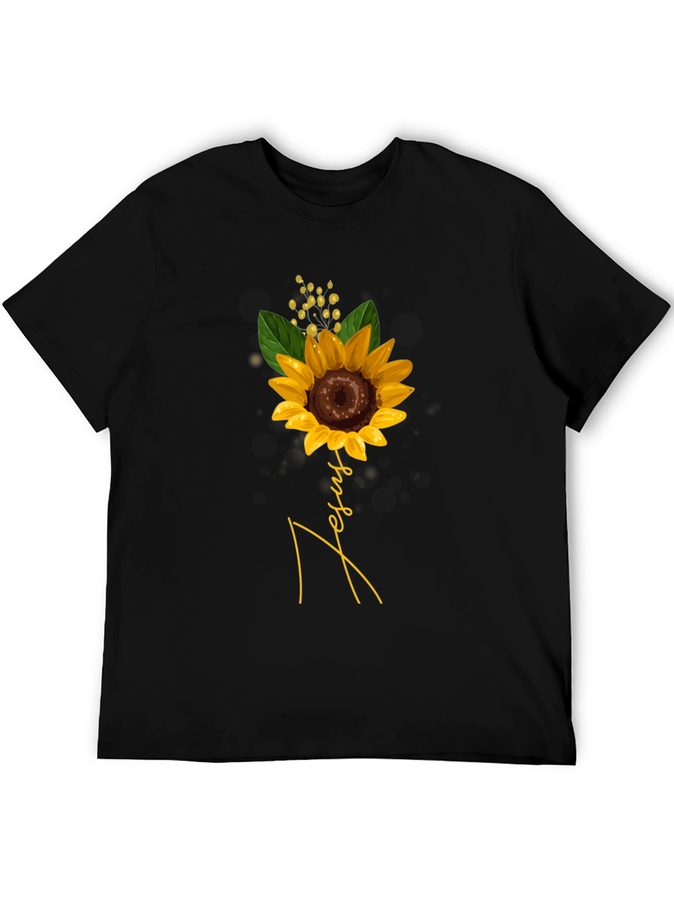 Jesus Sunflower Graphic T-Shirt