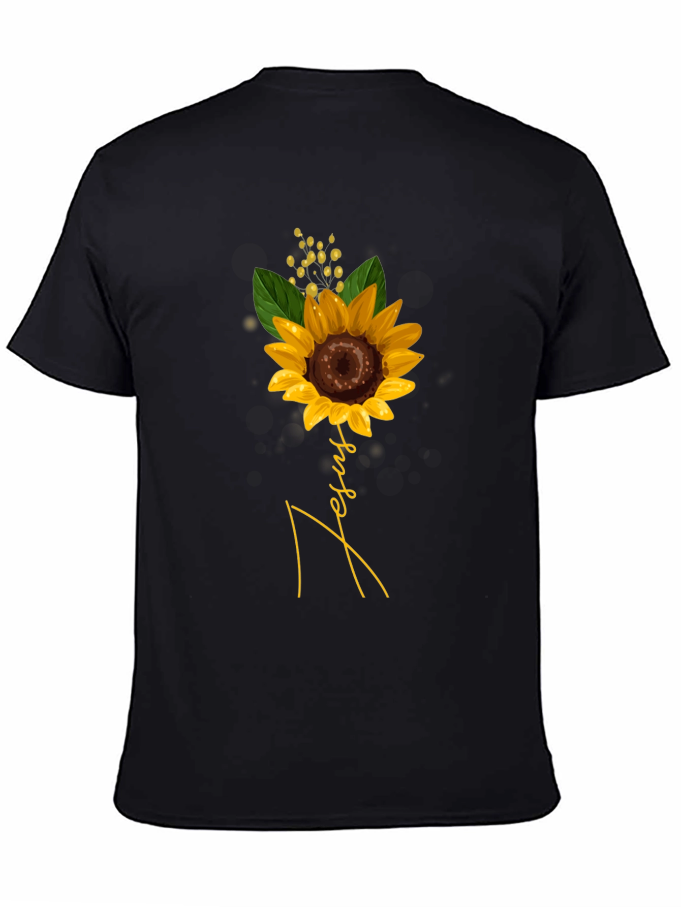 Jesus Sunflower Graphic T-Shirt