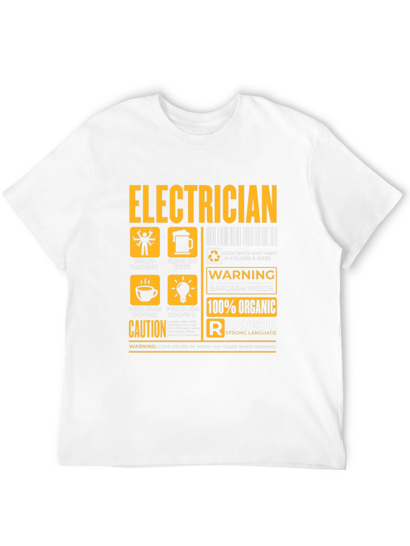 Electrician Funny Warning T-Shirt