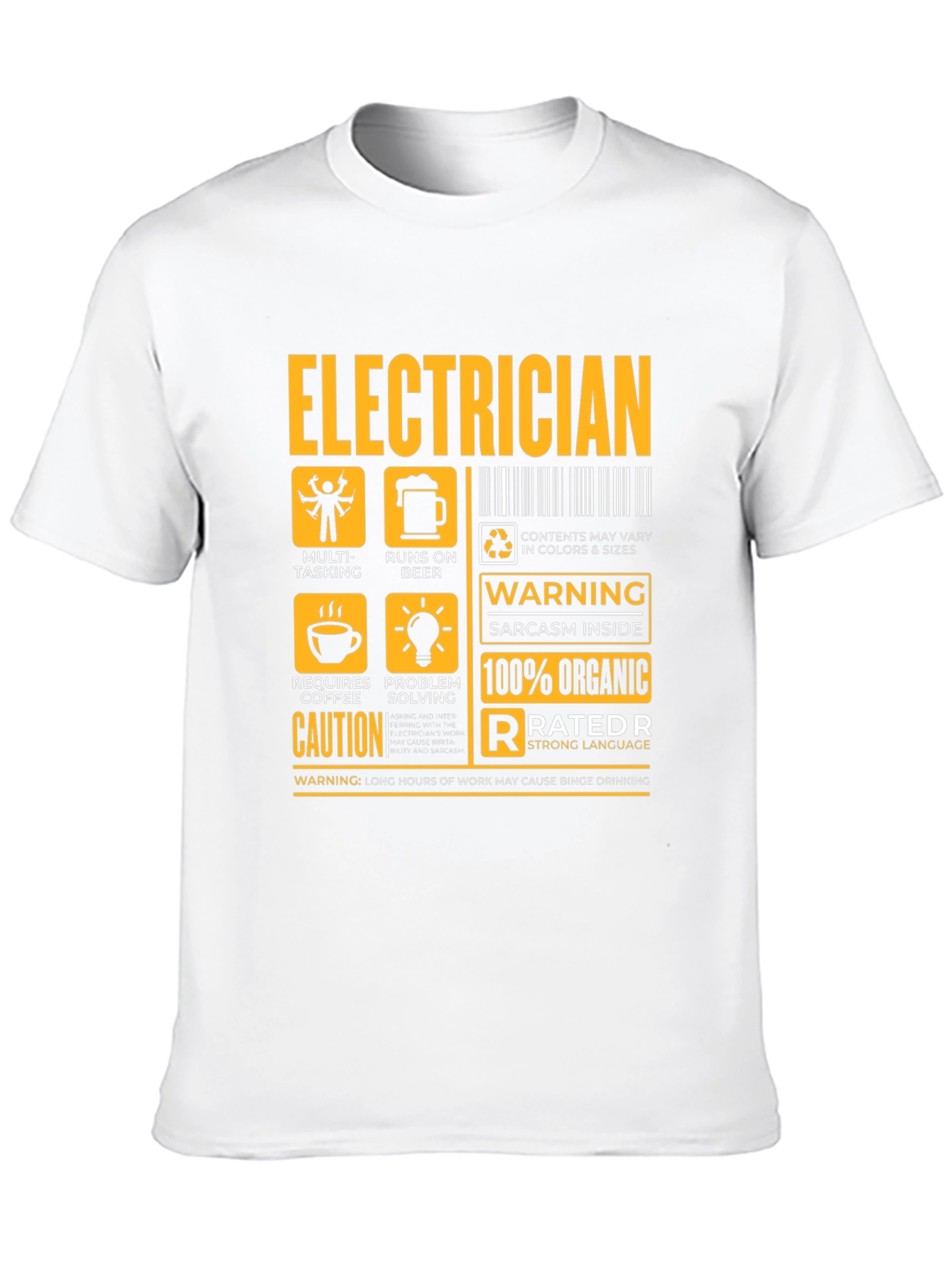 Electrician Funny Warning T-Shirt
